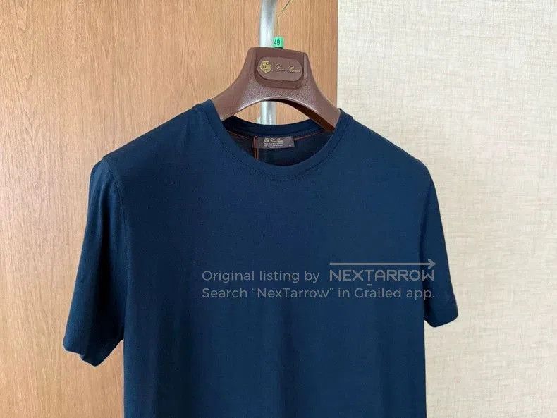 Loro Piana Loro Piana Round Neck Short Sleeve T-shirt. Size US S / EU 44-46 / 1 - 2 Thumbnail