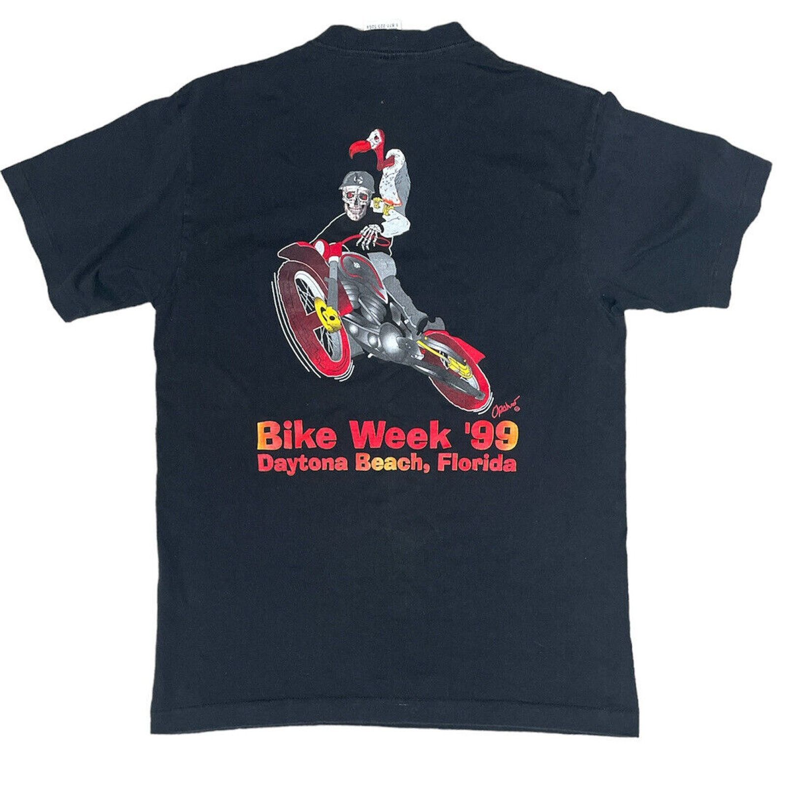 Vintage Vintage Single Stitch 1999 Bike Week Daytona Beach L Size US L / EU 52-54 / 3 - 3 Thumbnail