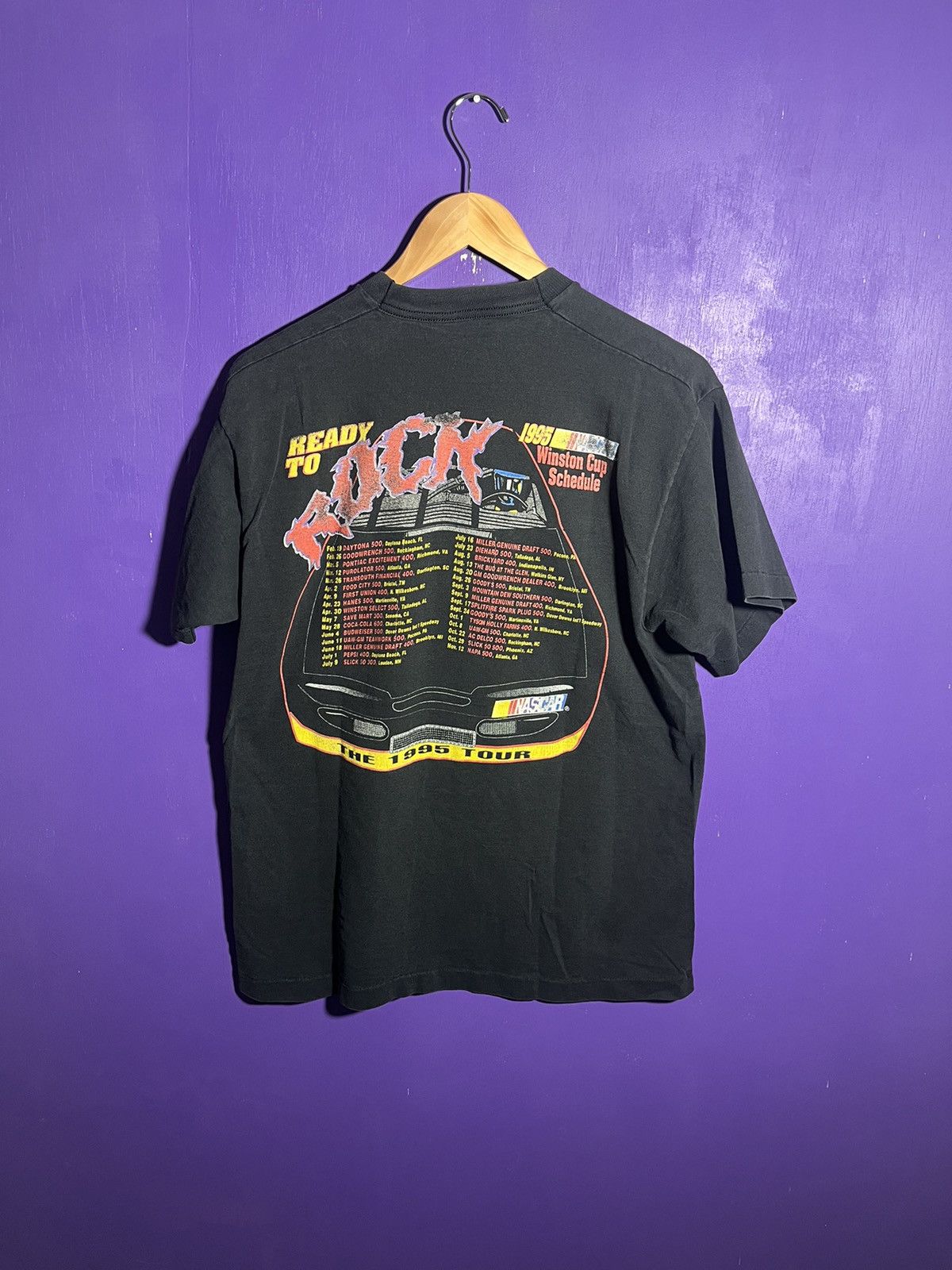 NASCAR × Vintage Vintage 90s NASCAR Rusty Wallace t-shirt Size US L / EU 52-54 / 3 - 2 Thumbnail