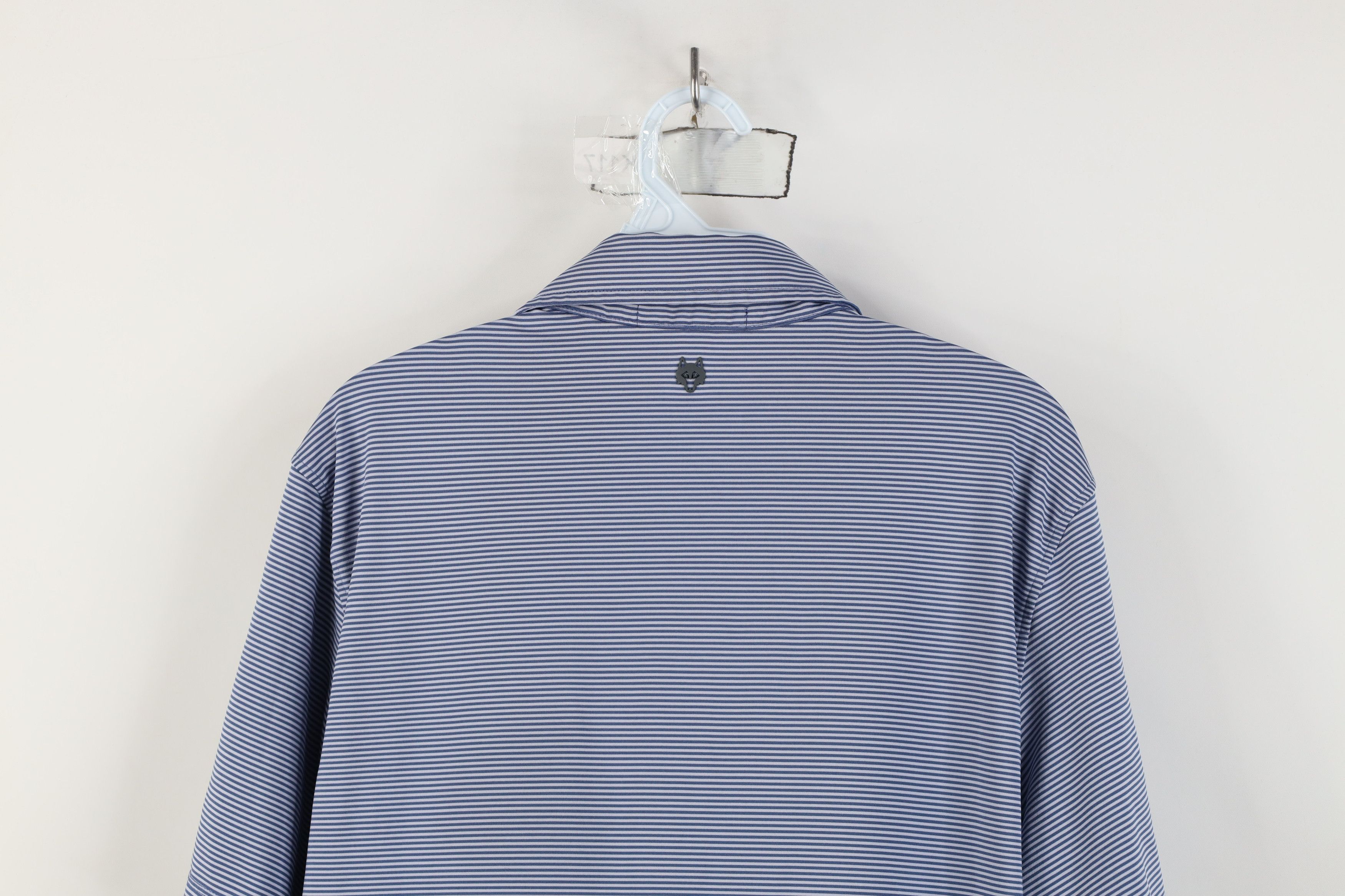 Vintage Greyson Clothiers Knit Stretch Collared Golf Polo Shirt Blue Size US M / EU 48-50 / 2 - 12 Thumbnail