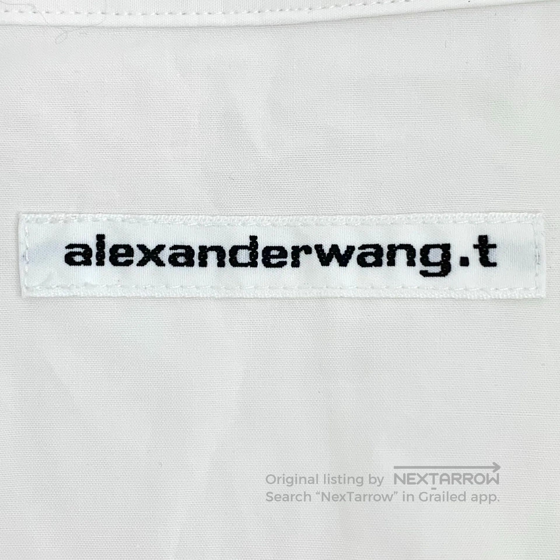 Alexander Wang Alexander Wang White Drawstring Waist Reversible Collar Si Size XS / US 0-2 / IT 36-38 - 5 Thumbnail