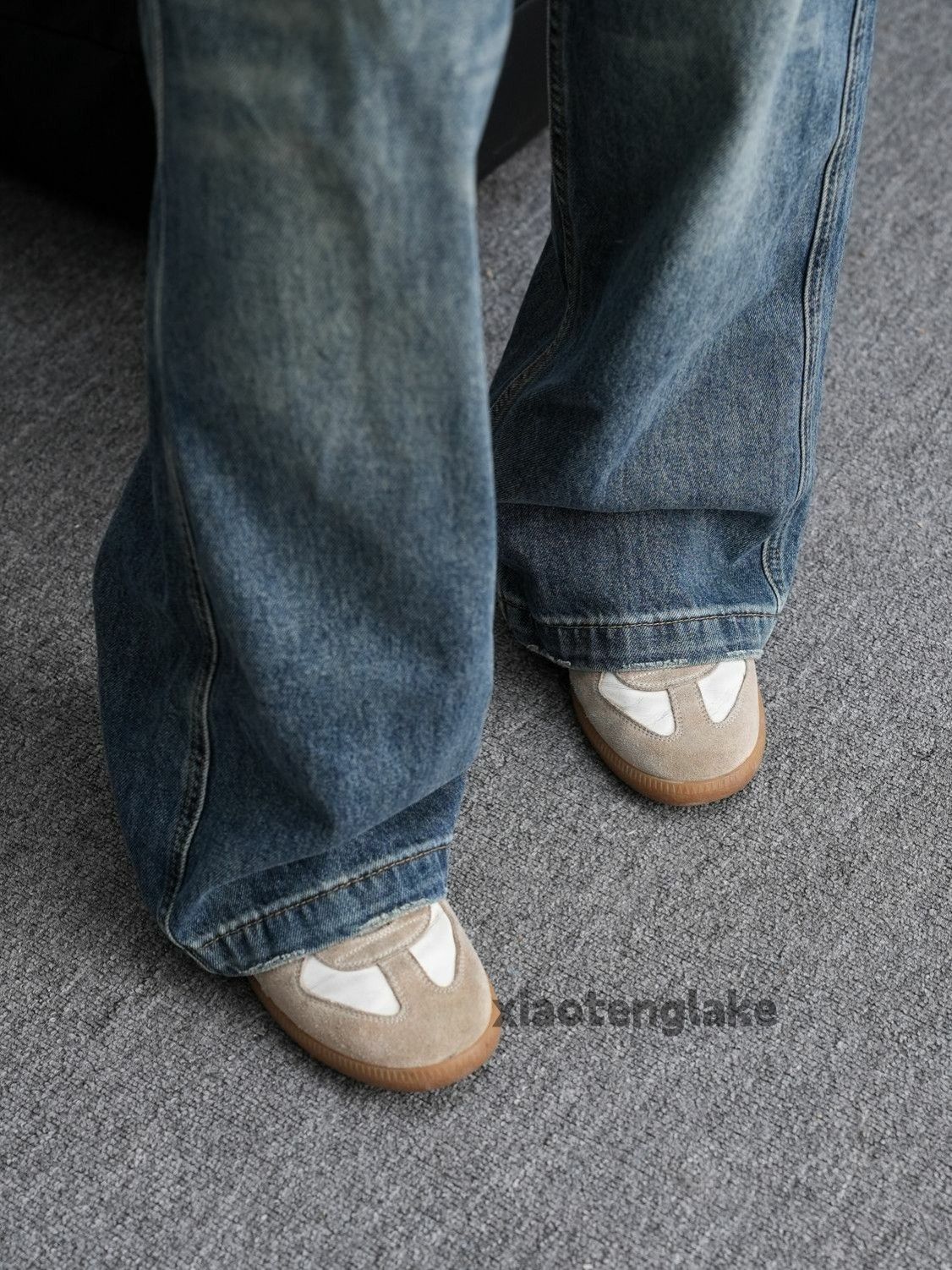Jean × Vintage washed faded y2k skate yuppie damaged jeans Size US 30 / EU 46 - 3 Thumbnail