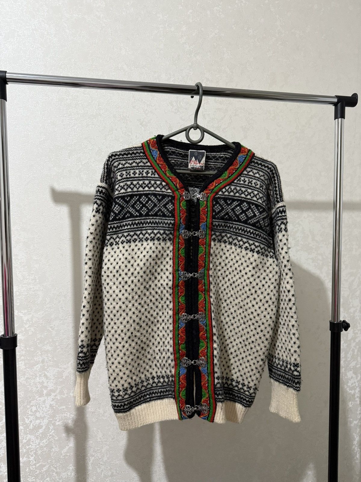 Dale Of Norway DALE OF NORWAY WOOL CARDIGAN ARCTIC WOOMEN’S SWEATER WINTER Size M / US 6-8 / IT 42-44 - 3 Thumbnail