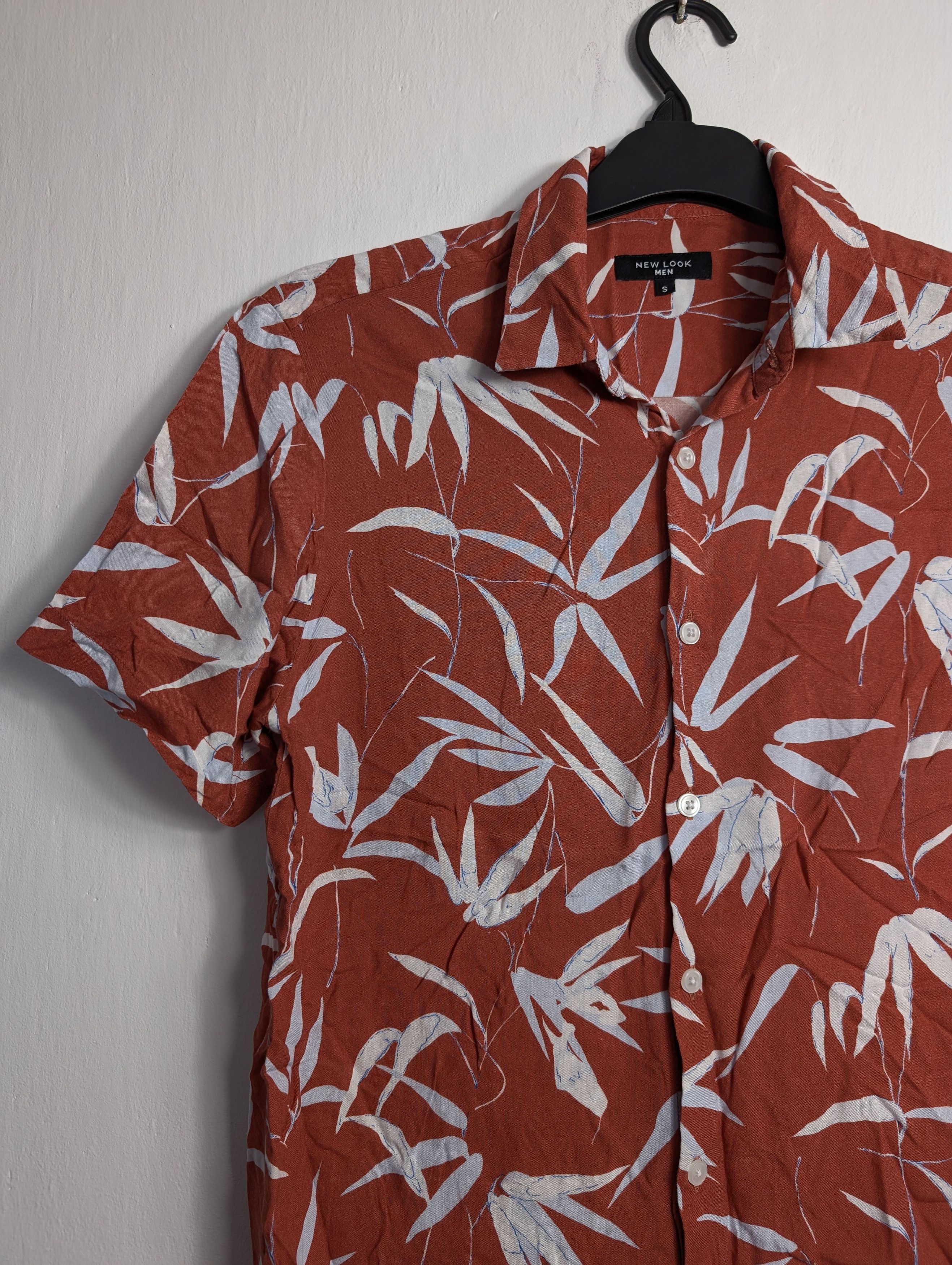 Vintage Vintage Y2K Hawaiian Shirt - Summer Floral Palm Tree Print Size US S / EU 44-46 / 1 - 2 Thumbnail