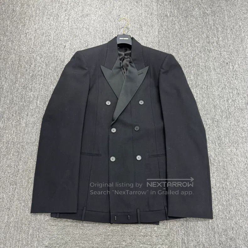 Balenciaga Balenciaga Nylon patchwork wool blazer Size US XXS / EU 40 - 1 Thumbnail