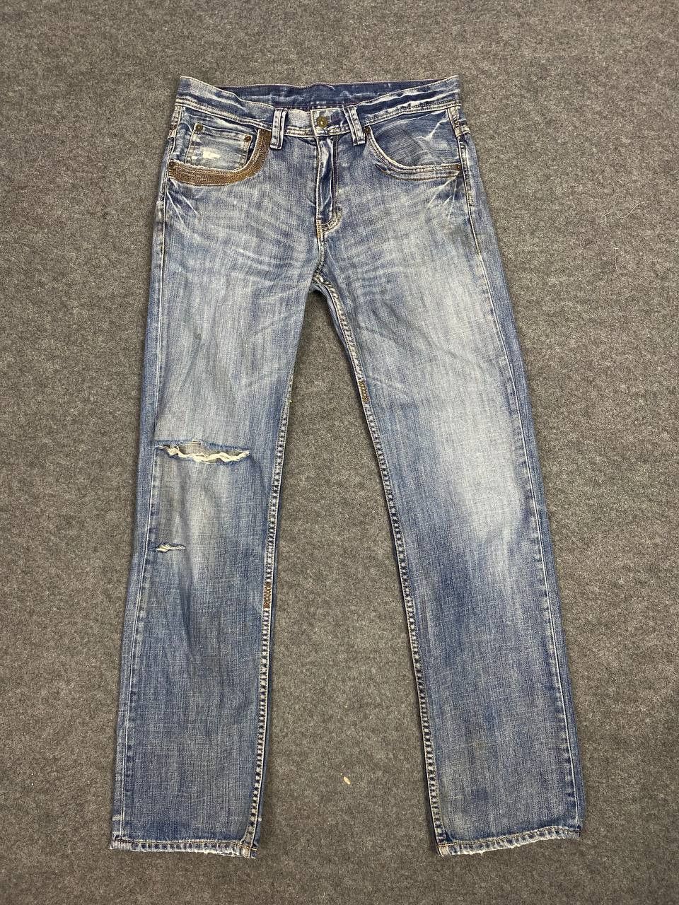 Takeo Kikuchi vintage takeo kikuchi japan distressed denim nice design Size US 34 / EU 50 - 8 Thumbnail