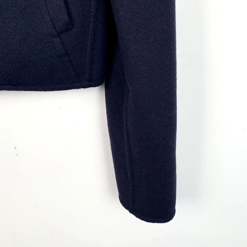 Louis Vuitton Louis Vuitton Dark blue logo print full print wool lapel z Size XS / US 0-2 / IT 36-38 - 4 Thumbnail