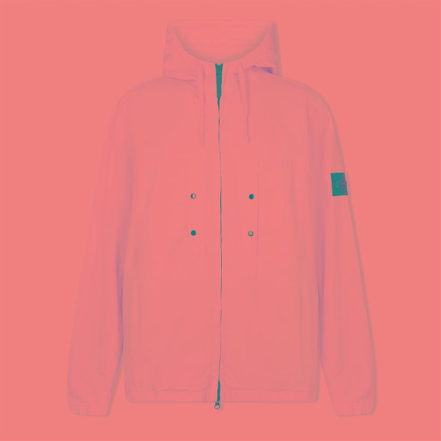 Stone Island o1g2r1mq0526 Supima Cotton Twill Hooded Jacket in Ivory Size US S / EU 44-46 / 1 - 1 Thumbnail