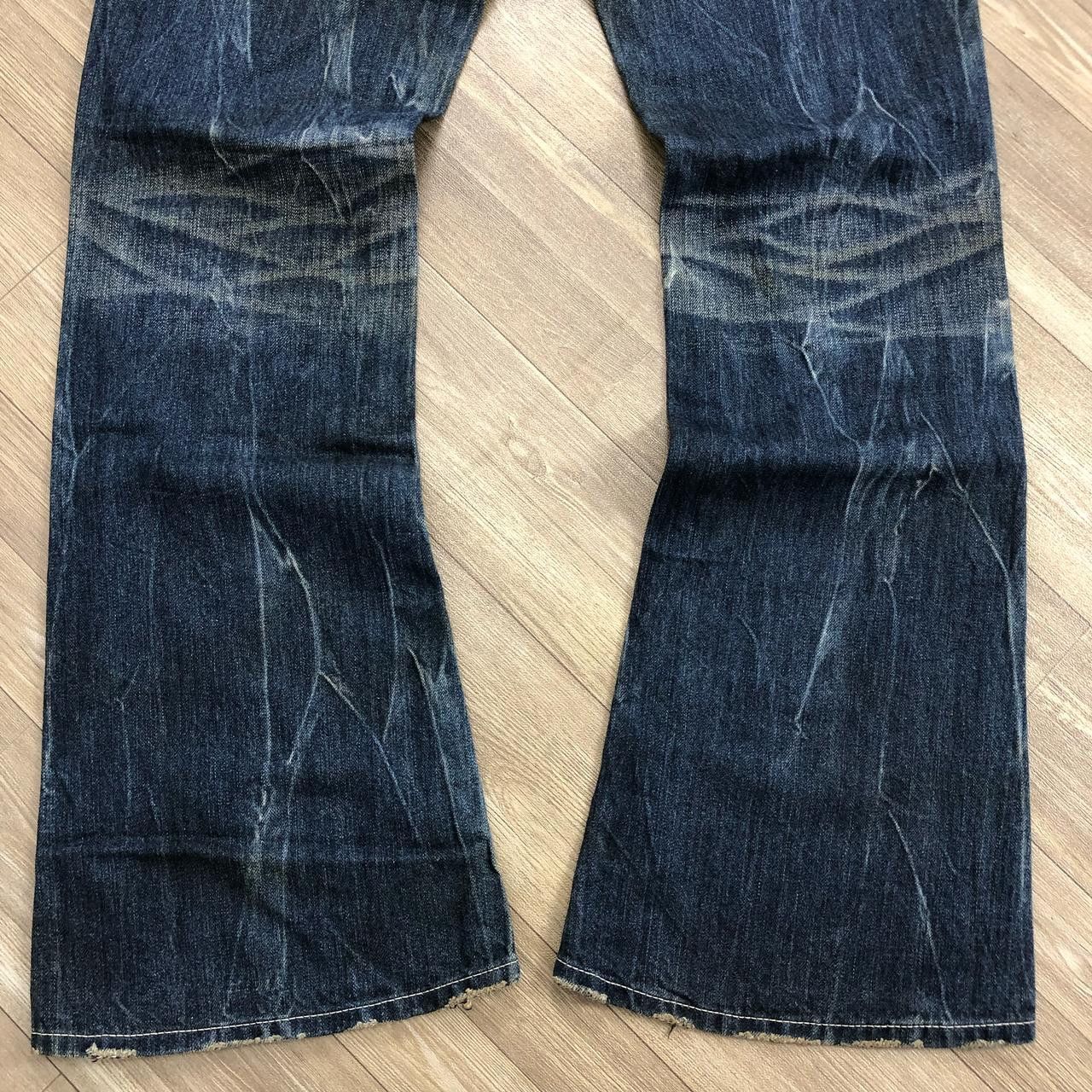 If Six Was Nine × Vanquish Vanquish Distressed Flared Denim Size US 31 - 10 Thumbnail