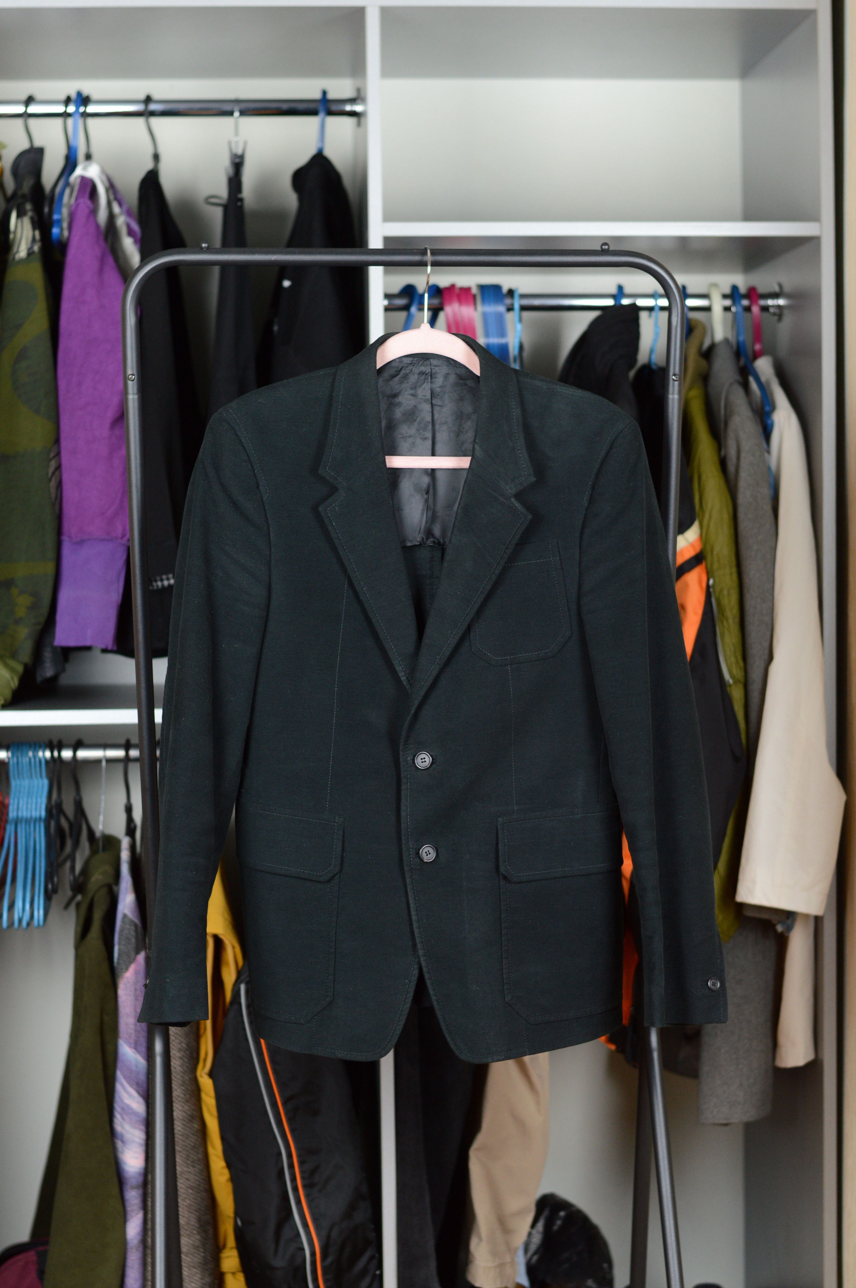 Prada Prada Two Button Black Blazer Size 48R - 1 Thumbnail