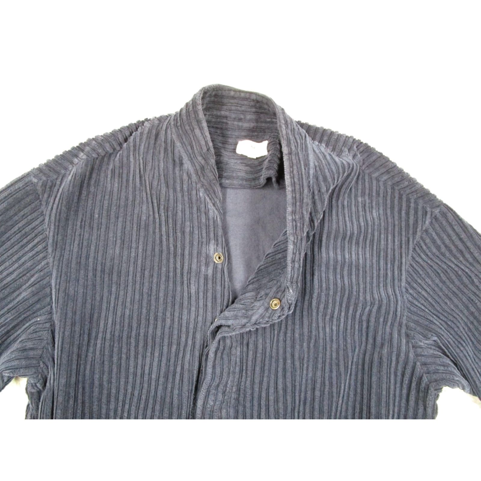 Vintage VINTAGE 13 Bonaparte Jacket Mens L Navy Ribbed Corduroy Snap Front Made in France Jacket Mens L Navy Corduroy Snap Front France Size US L / EU 52-54 / 3 - 2 Thumbnail