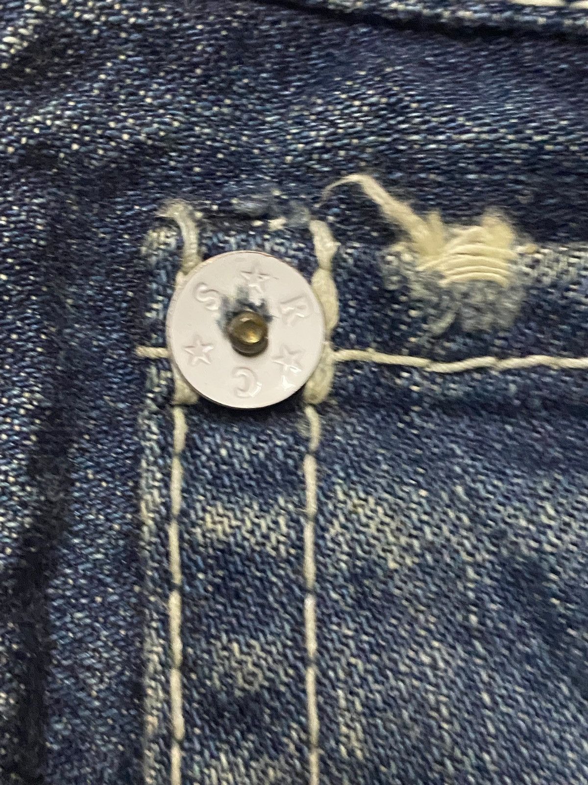 Visvim Japanese Brand Rodeo Crown Mud Wash Straight Fit Jeans Size US 32 / EU 48 - 8 Thumbnail