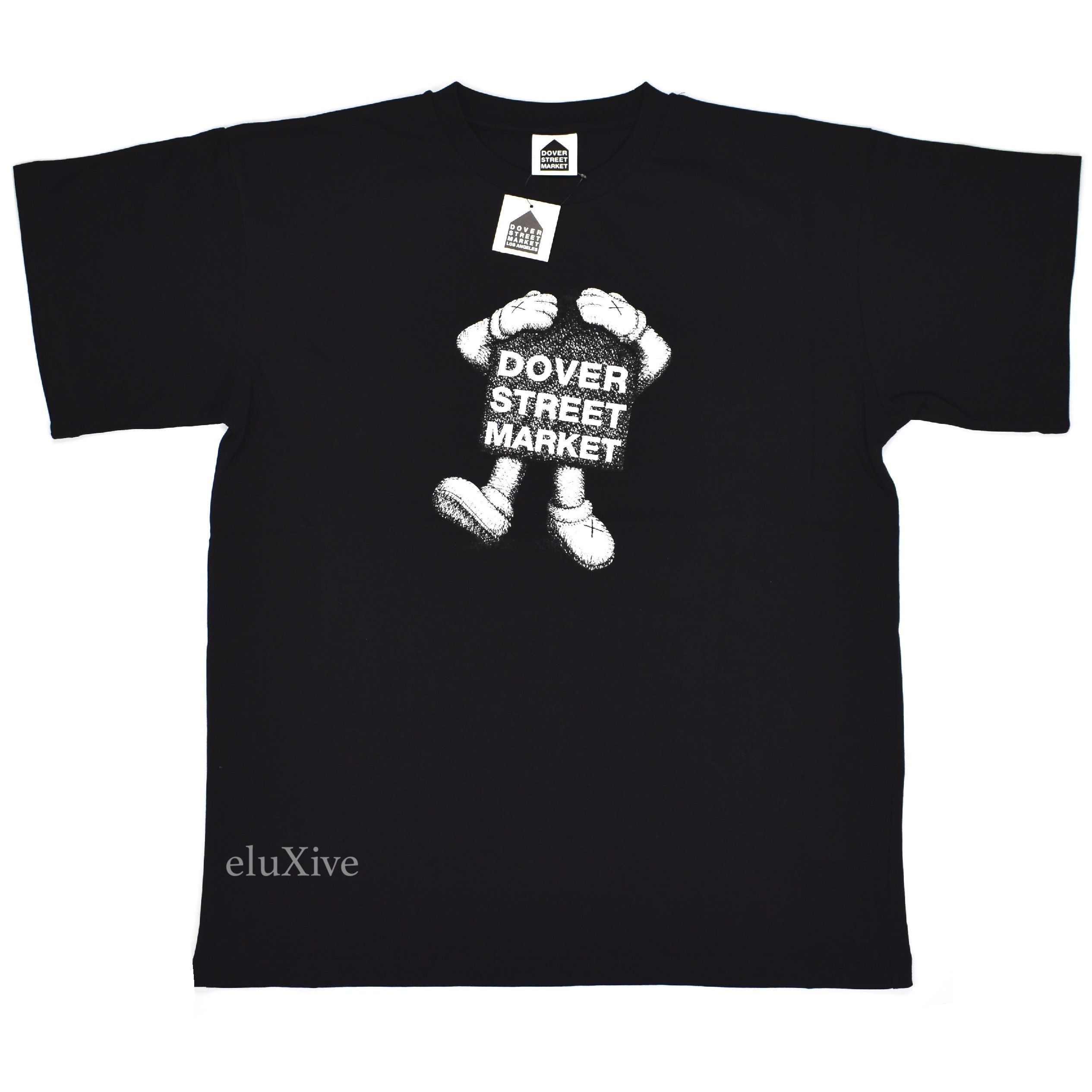 Dover Street Market × Kaws Kaws DSM Special Mascot Logo T-Shirt Black DS Size US M / EU 48-50 / 2 - 1 Preview