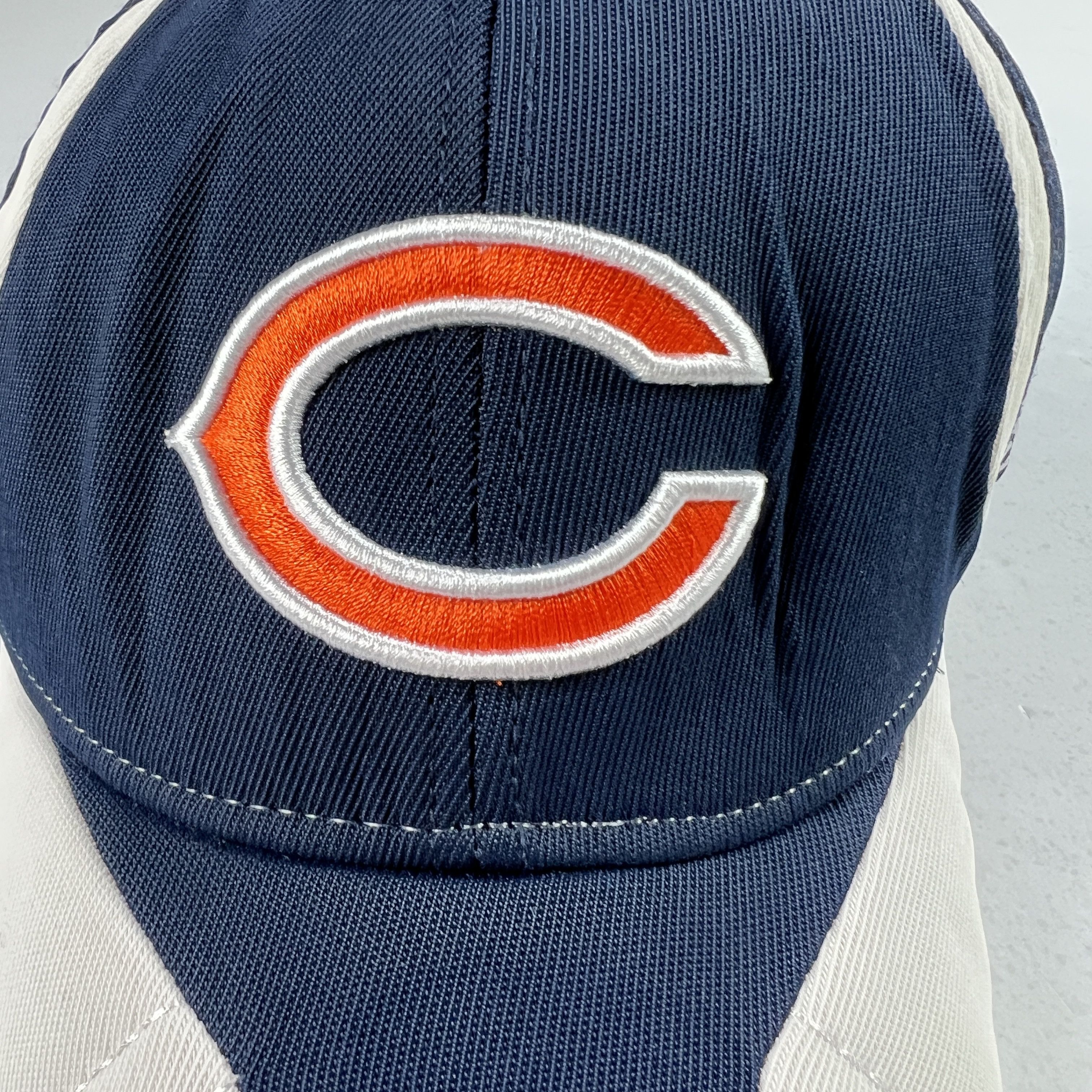 NFL Reebok Chicago Bears Hat Blue Sideline Stretch Fitted Cap Size ONE SIZE - 4 Thumbnail