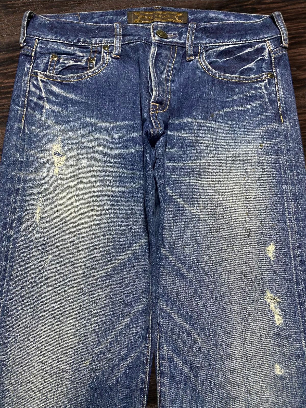 GOA Goa Selvedge Denim Distressed Jeans Size US 30 / EU 46 - 3 Thumbnail