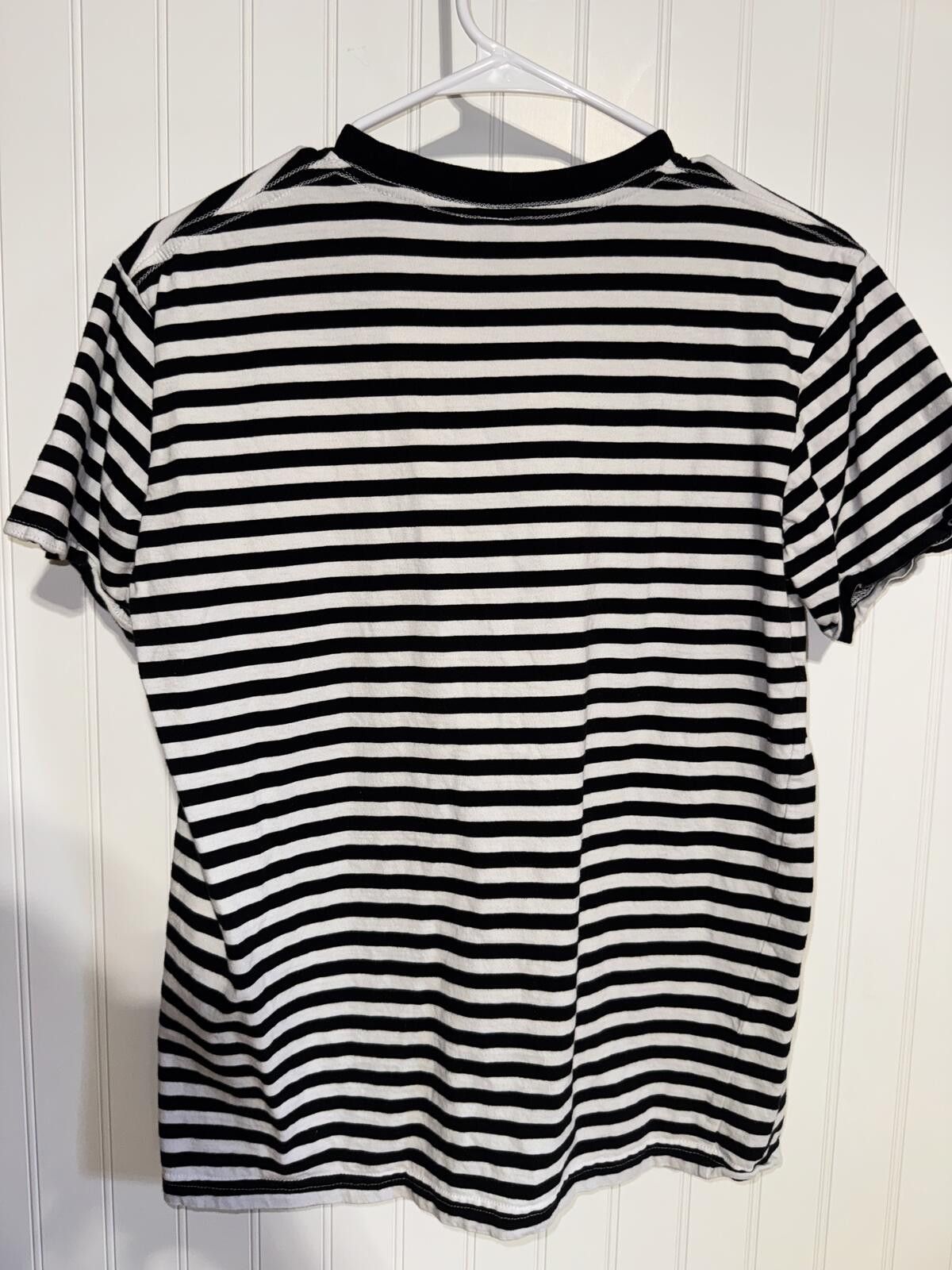 AS Colour AS Colour Black and White Striped T-Shirt Medium Size M / US 6-8 / IT 42-44 - 2 Thumbnail