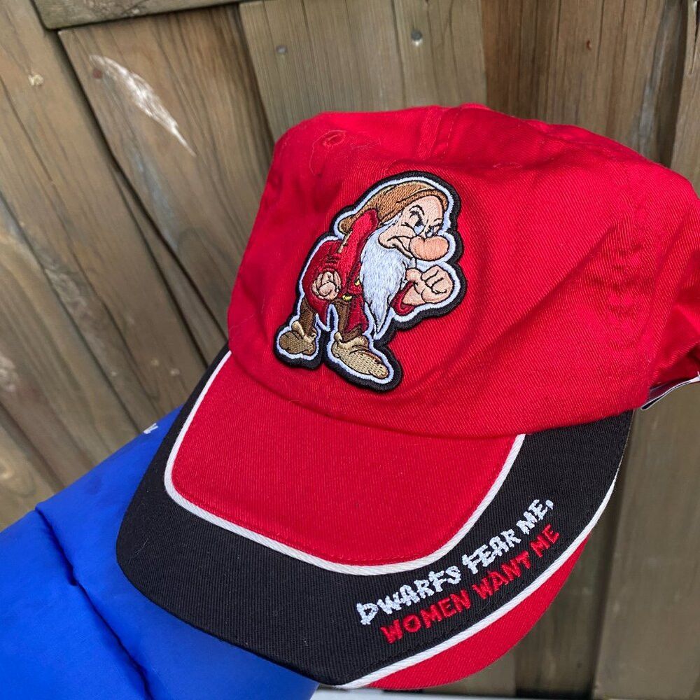 Disney × Vintage Vintage 90s Walt Disney World Embroidered Hat - Grumpy Comi Size ONE SIZE - 3 Thumbnail