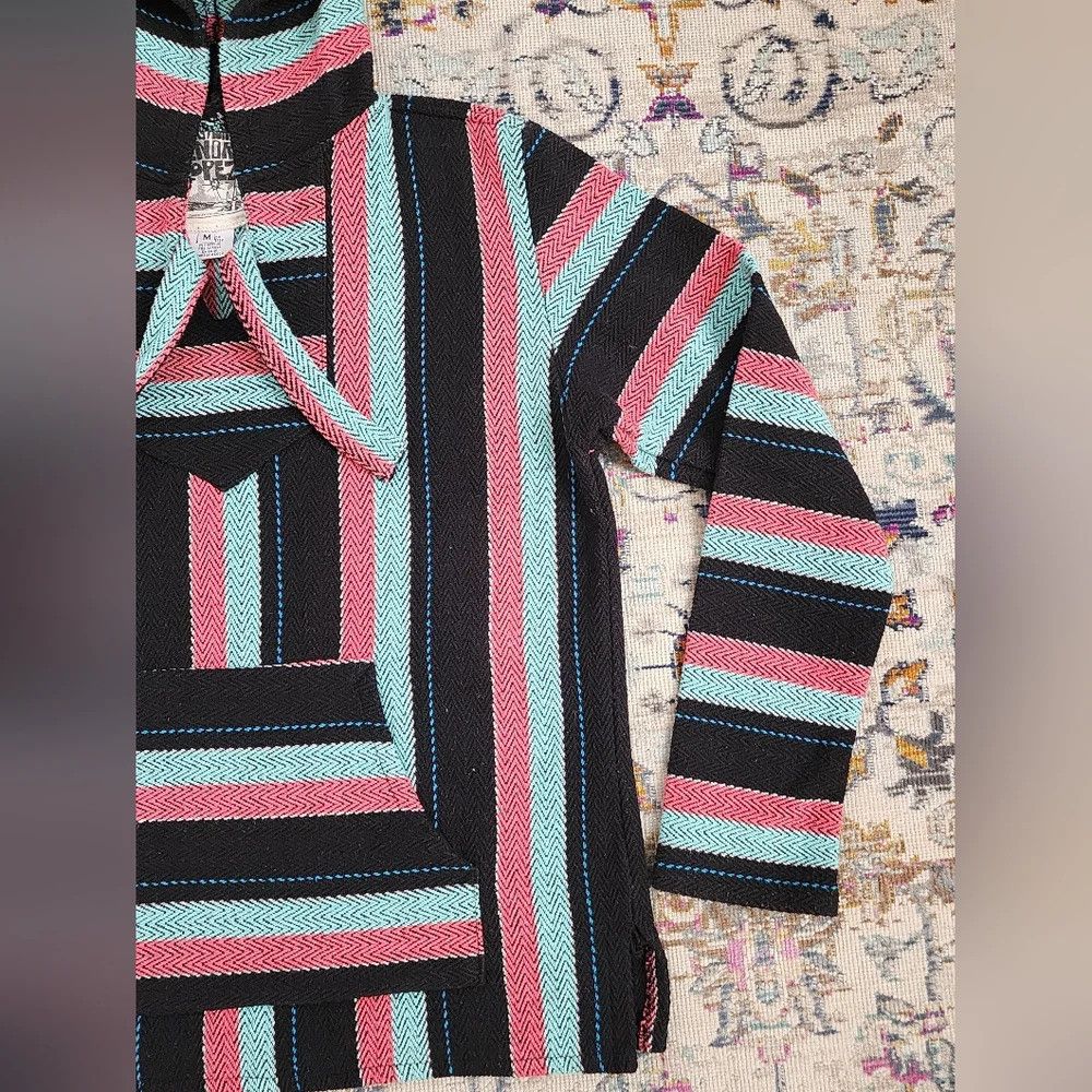 Other Original Senor Lopez Baja Pullover Hoodie Multicolor Strip Size M / US 6-8 / IT 42-44 - 5 Thumbnail