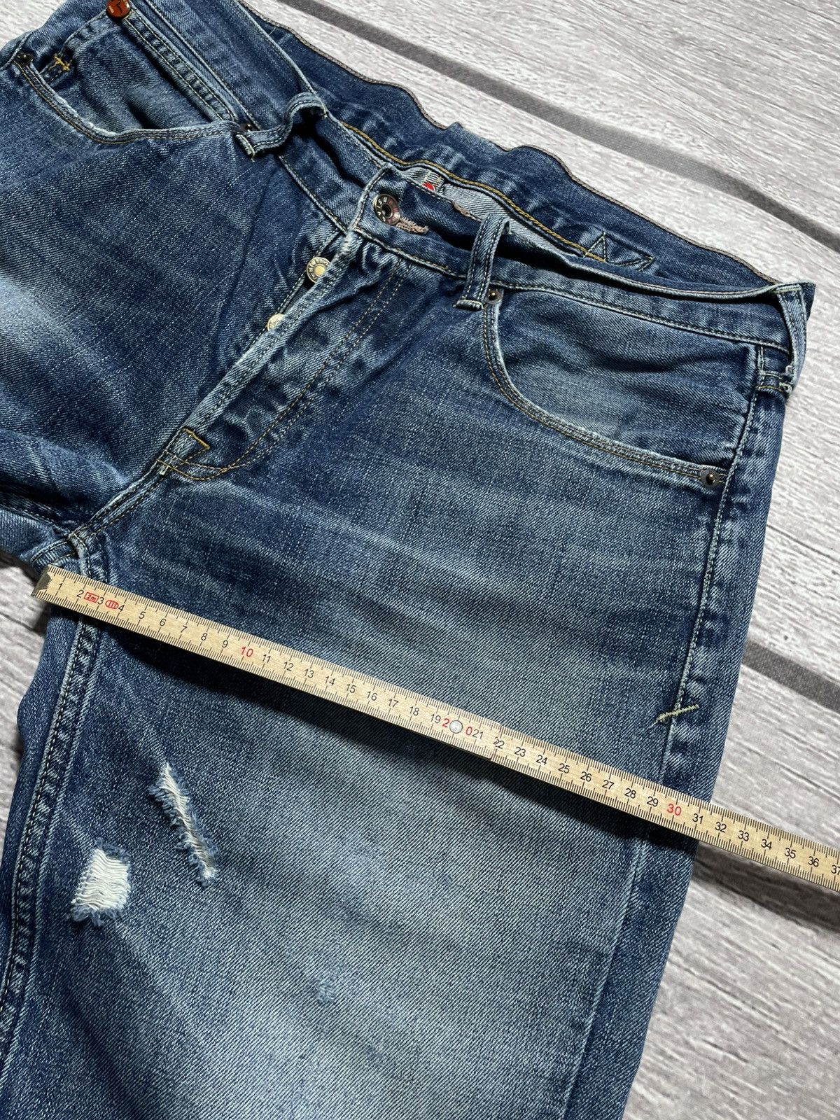 Evisu × Puma Evisu x Puma baggy distressed vintage y2k jeans Size US 34 / EU 50 - 15 Thumbnail