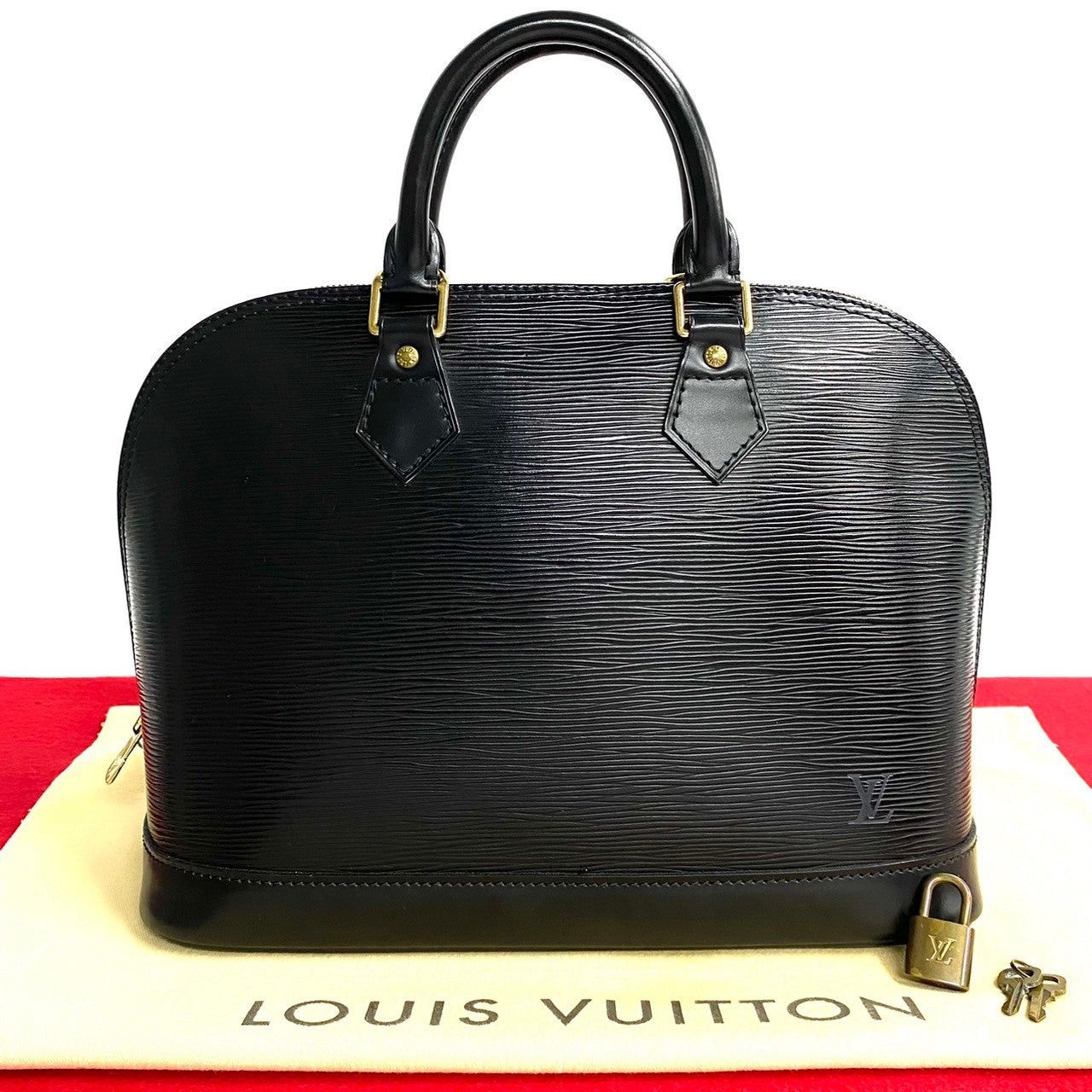 Louis Vuitton Louis Vuitton Handbag Black Leather Size ONE SIZE - 1 Thumbnail