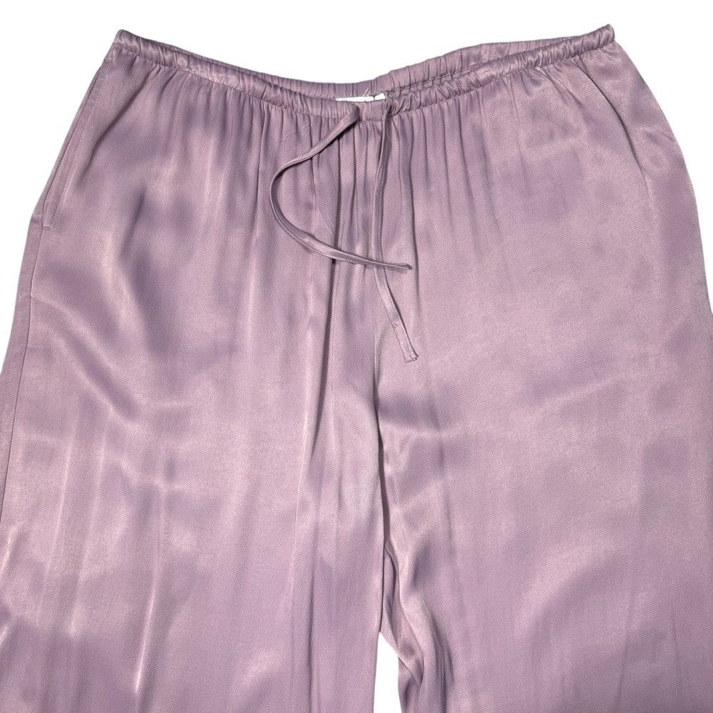 Nordstrom New Nordstrom Tie Front Satin Wide Leg Dusty Rose Pants Siz Size 26" / US 2 / IT 38 - 5 Thumbnail