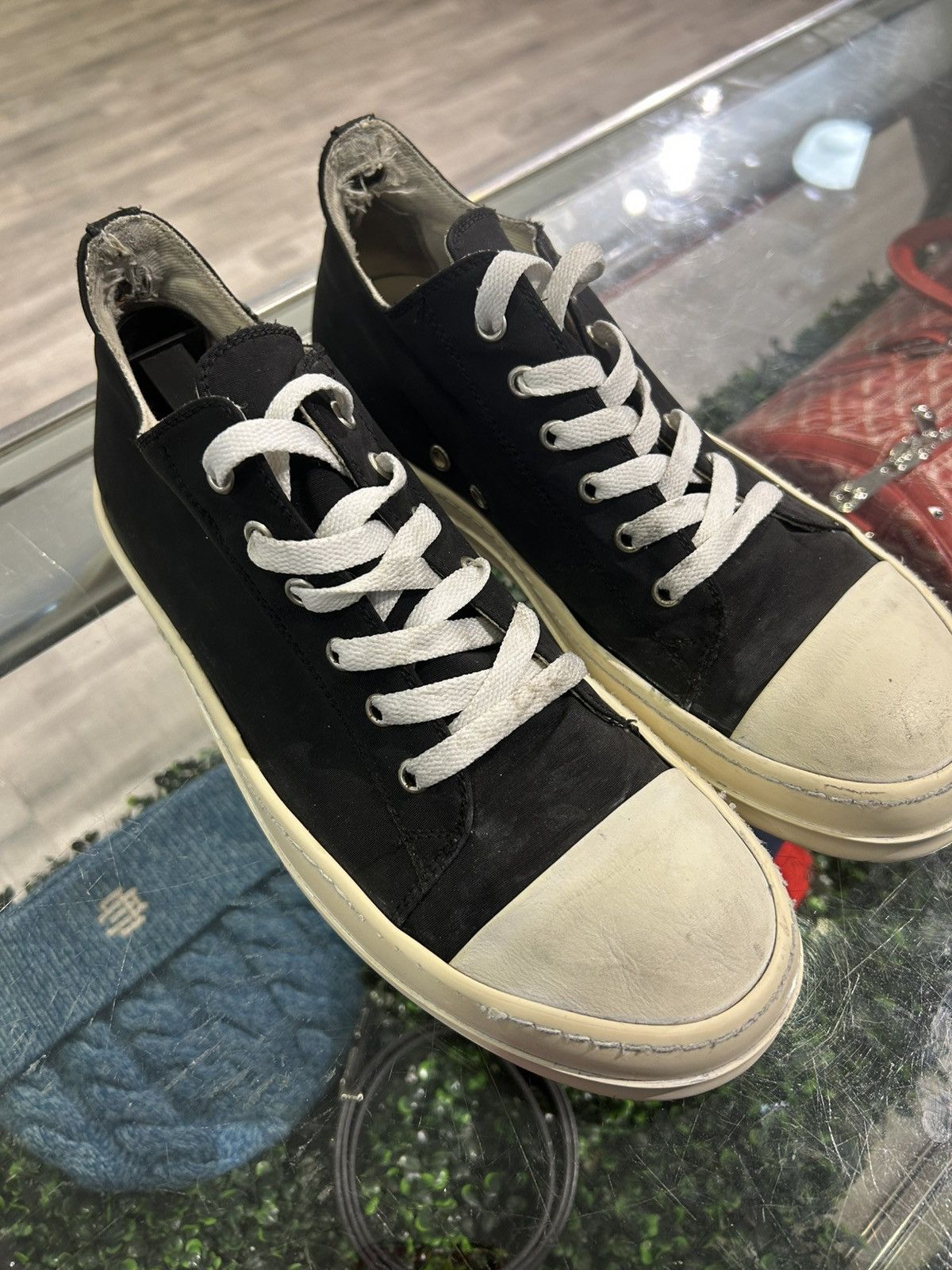 Rick Owens Drkshdw Rick Owens DRKSHDW Low Ramones Size US 8 / EU 41 - 2 Thumbnail