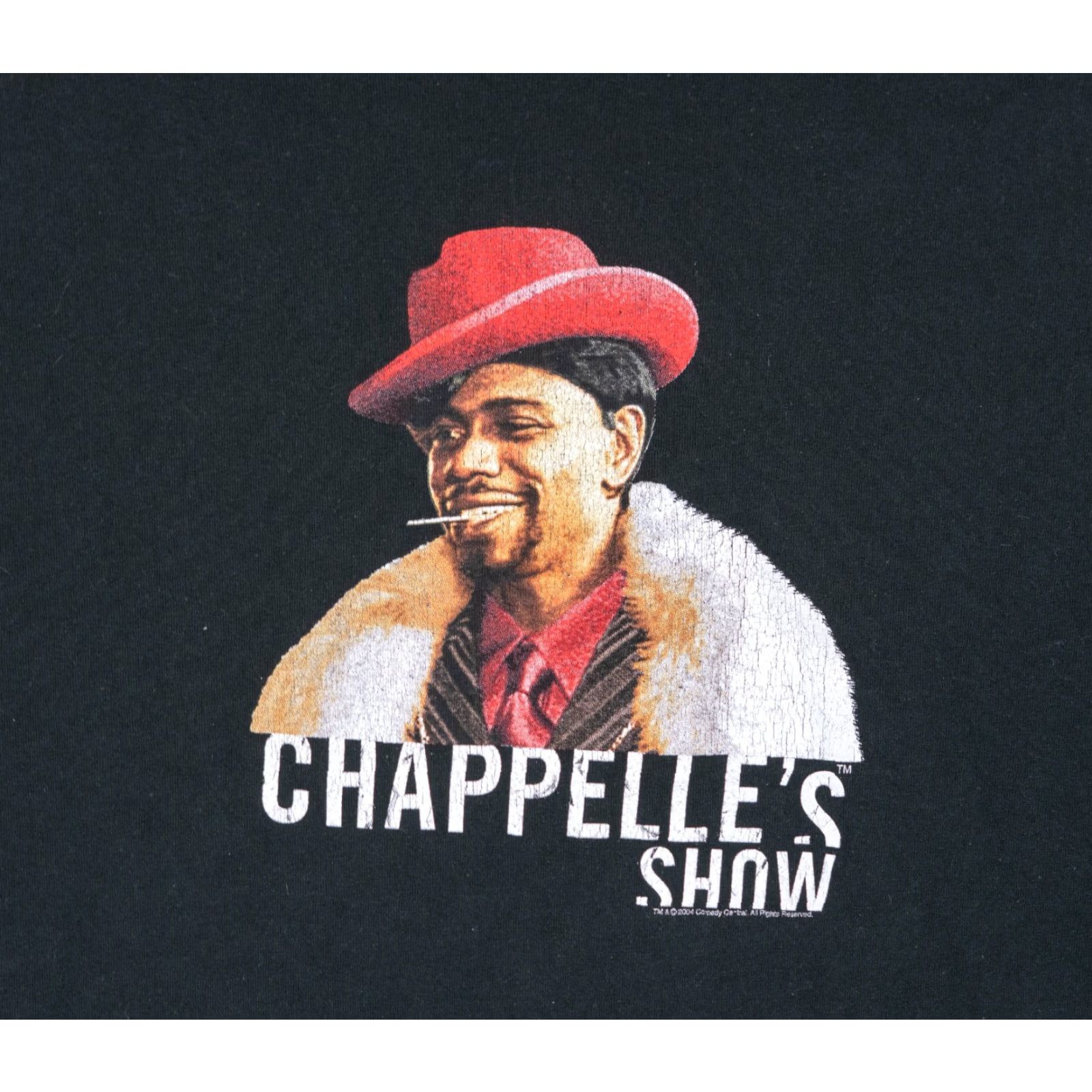 Vintage VINTAGE Dave Chappelle Show Silky Johnson Comedy Central T Shirt XL Black Cotton Logo 90s Mens T-Shirt Size US XL / EU 56 / 4 - 2 Thumbnail