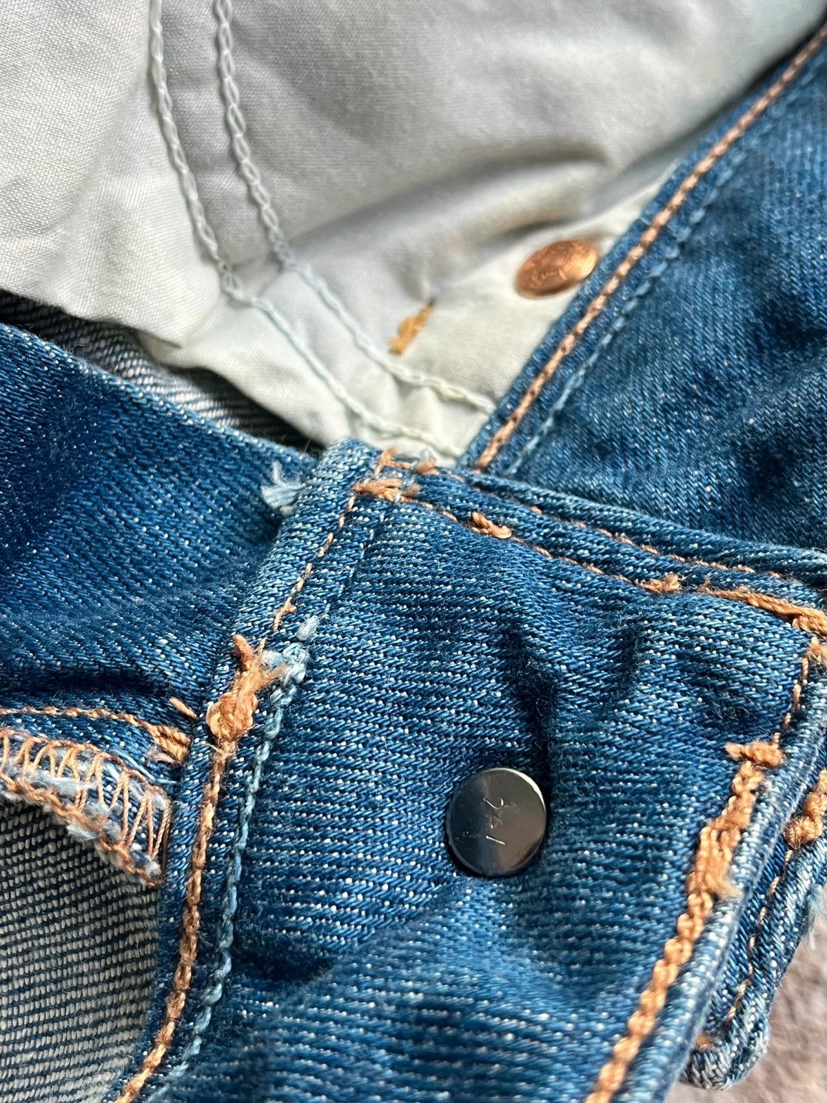 Levi's Levi’s 517 Slim Fit Sz W 28 L 32 Deadstock Denim Jeans Size 30" / US 8 / IT 44 - 9 Thumbnail