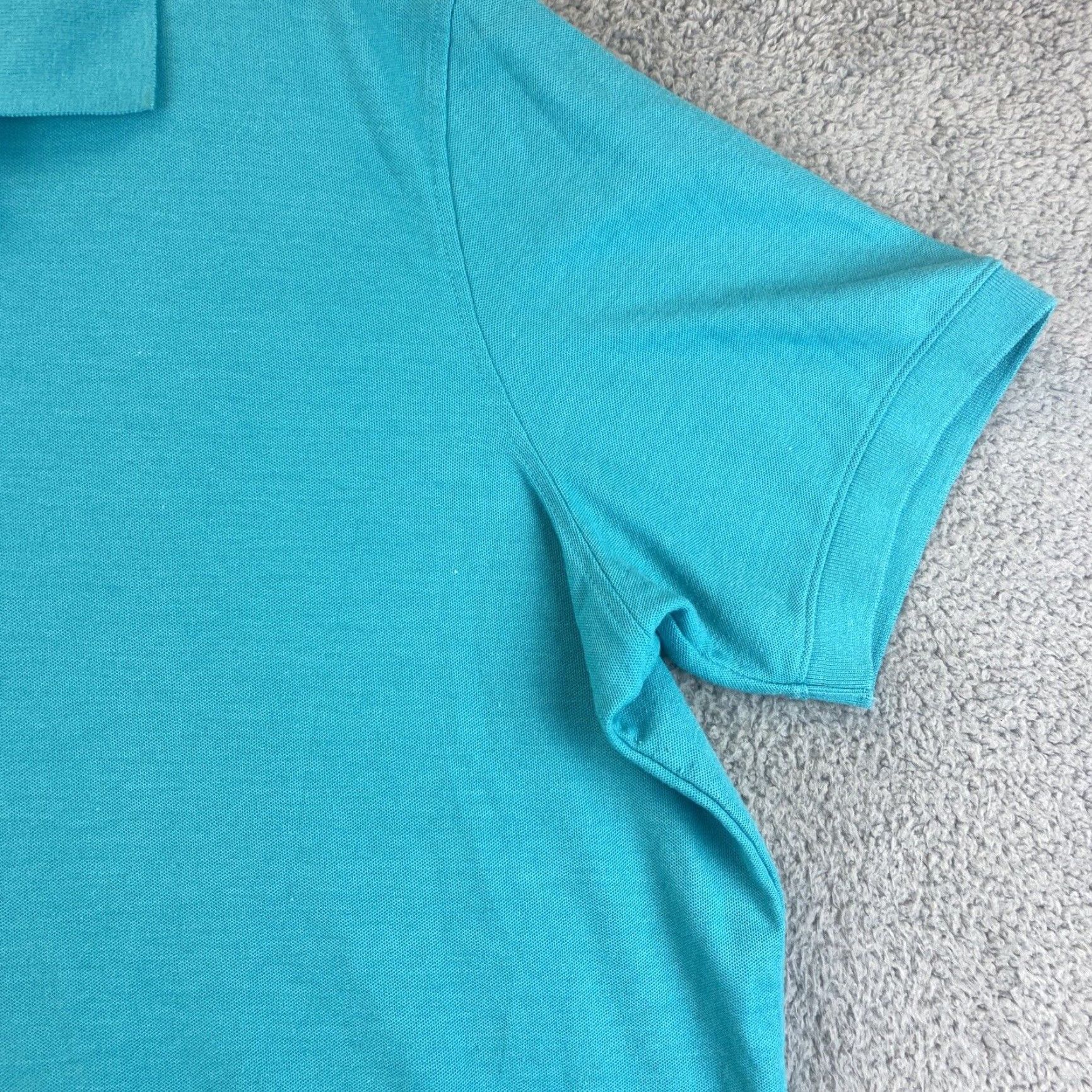 Croft & Barrow Croft & Barrow Polo Shirt Men 2X Big Green Aqua Short Sleeve 66-2 Polo Shirt Classic Golf Walking Mens Big & Tall Green Aqua Short Sleeve Polo 66-2 Size US XXL / EU 58 / 5 - 2 Thumbnail