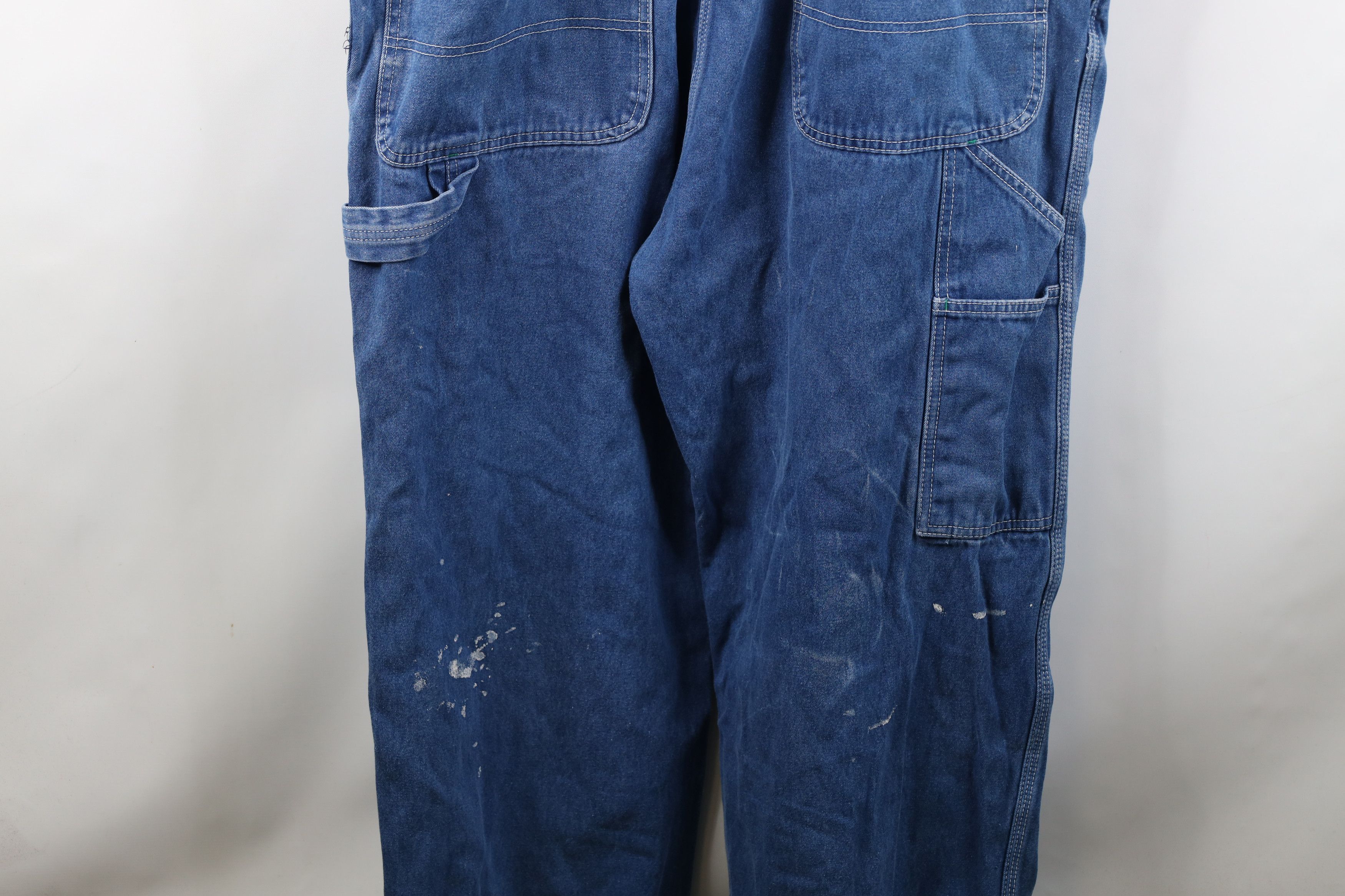 Vintage Vintage Y2K Streetwear Distressed Wide Leg Denim Overalls Size US 44 / EU 60 - 21 Thumbnail