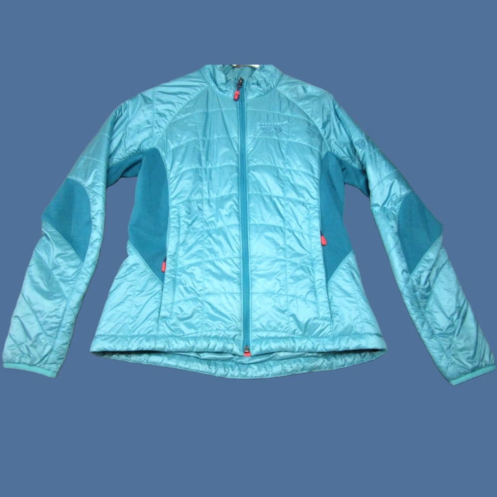 Mountain Hardwear Mountain Hardwear Jacket Womens Small Blue Puffer Thermal Elite Softshell Full Zip Outdoor Size S / US 4 / IT 40 - 1 Thumbnail