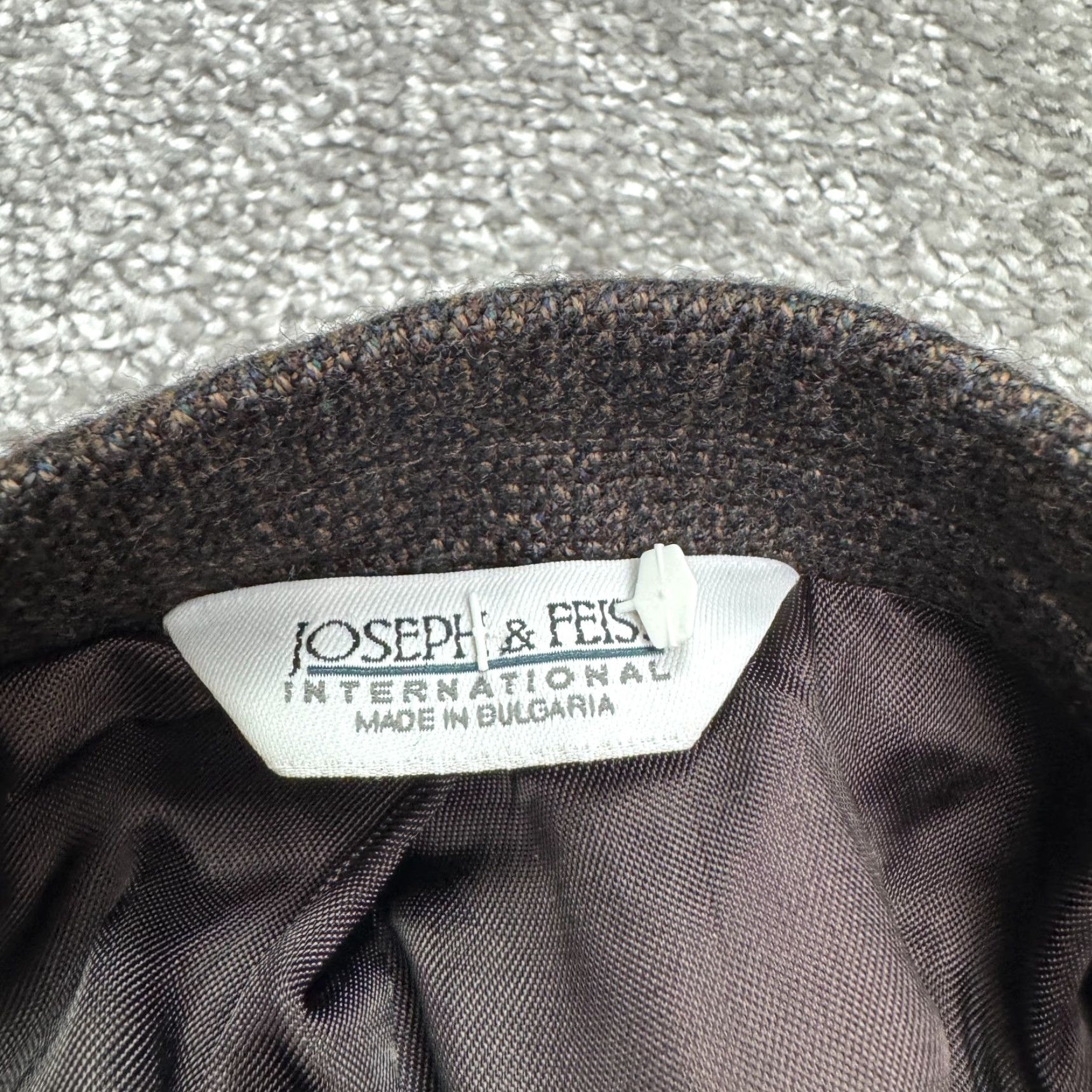 Joseph Joseph & Feiss Blazer Jacket Mens 42 long Brown Lambswool Classic Workwear Size 42R - 3 Thumbnail