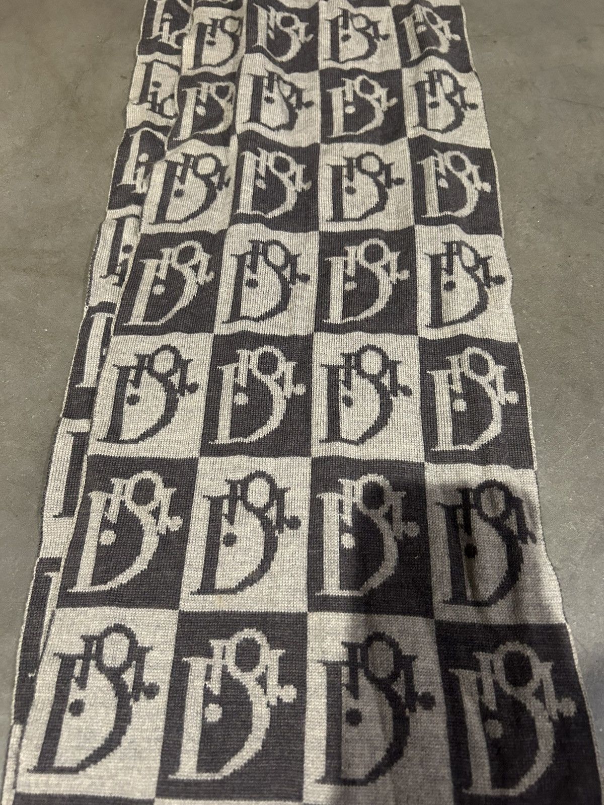 Dior DIOR OBLIQUE CHECK SCARF Size ONE SIZE - 3 Thumbnail