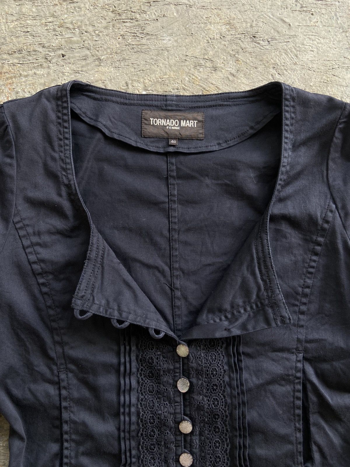 If Six Was Nine 2000s Tornado Mart - Vkei Style Multi Button Shirt Size M / US 6-8 / IT 42-44 - 5 Thumbnail