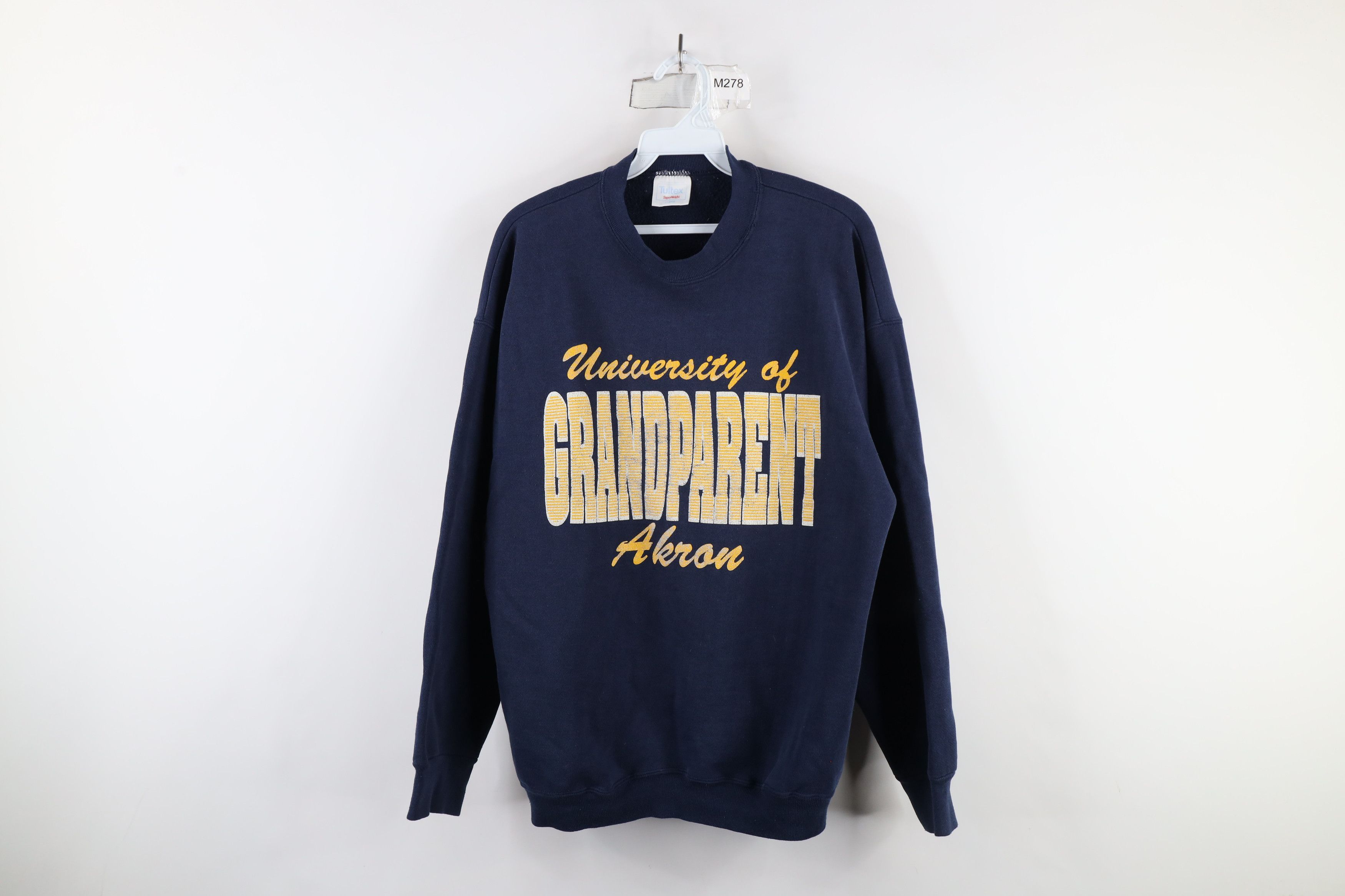 Vintage Vintage 90s University of Akron Grandparent Sweatshirt USA Size US XL / EU 56 / 4 - 1 Thumbnail
