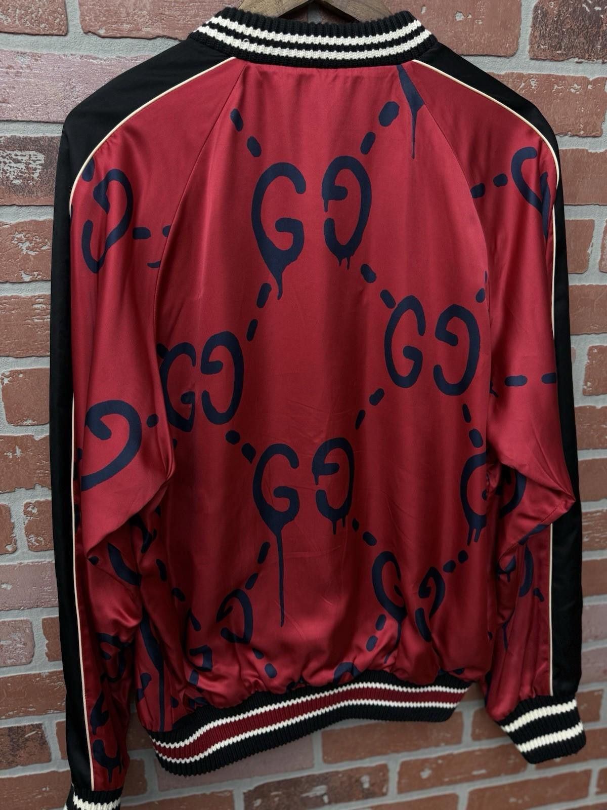 Gucci GUCCI Red Ghost Bomber Jacket “Limited ” Size (52) $2,000 Size US M / EU 48-50 / 2 - 12 Thumbnail