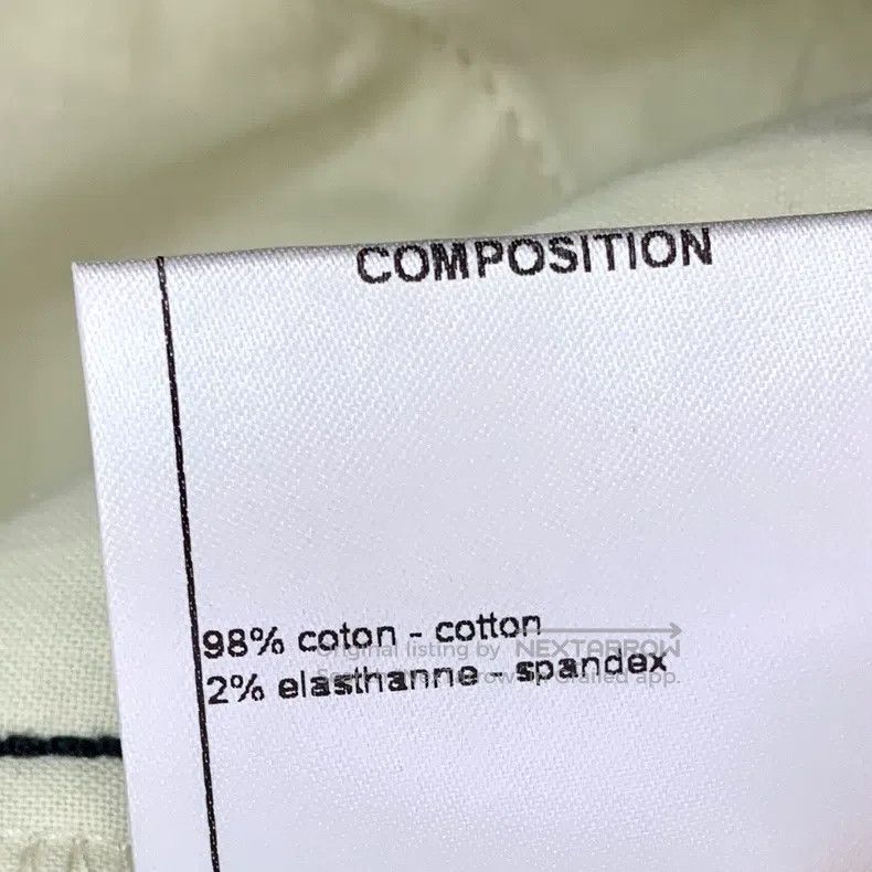 Chanel Chanel Colour-blocked cotton casual denim trousers Size 25" / US 0 / IT 36 - 9 Thumbnail