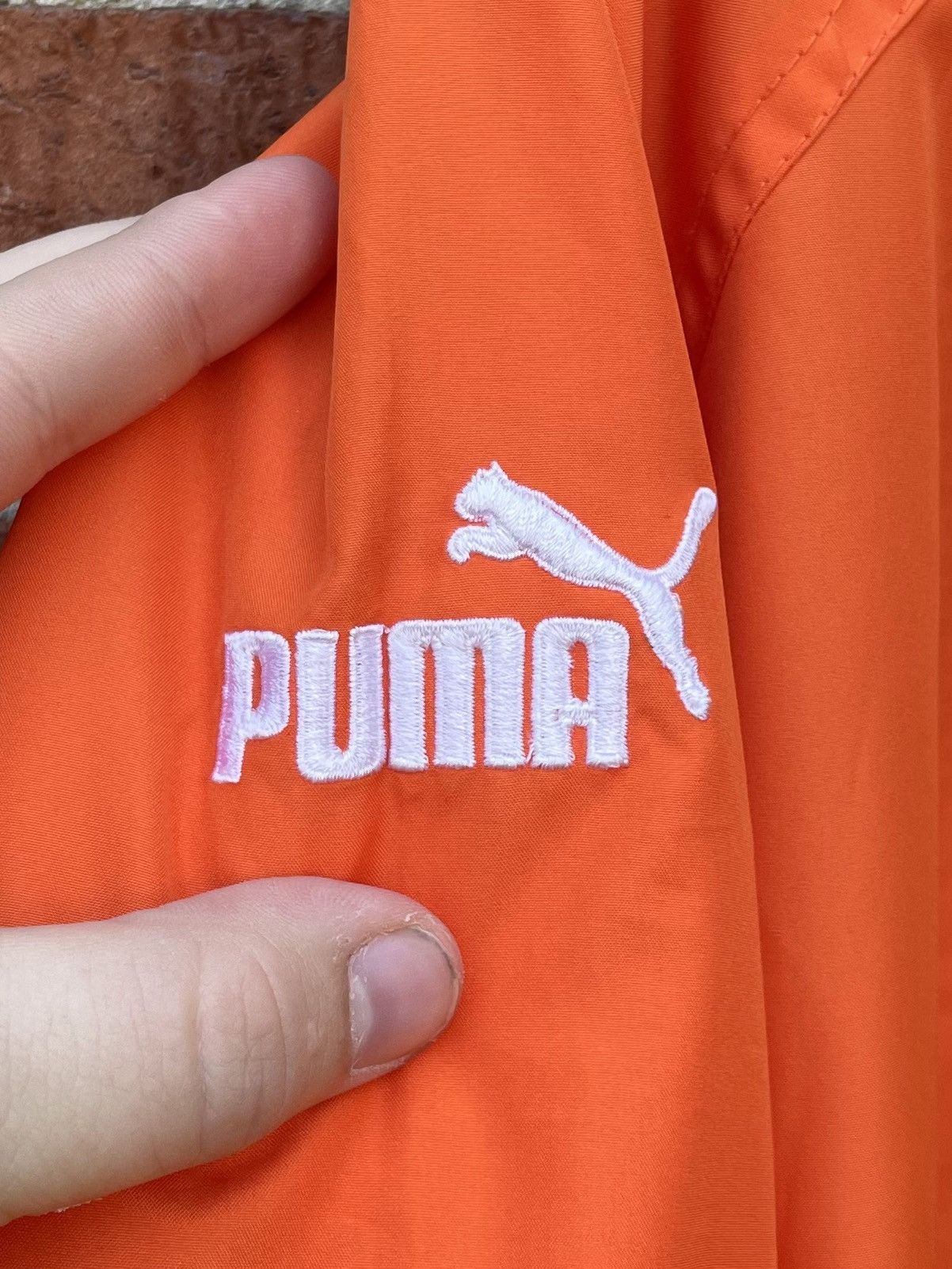 Puma 90s PUMA NFL Cleveland Browns Spellout 1/4 Zip Windbreaker Size US XXL / EU 58 / 5 - 6 Thumbnail