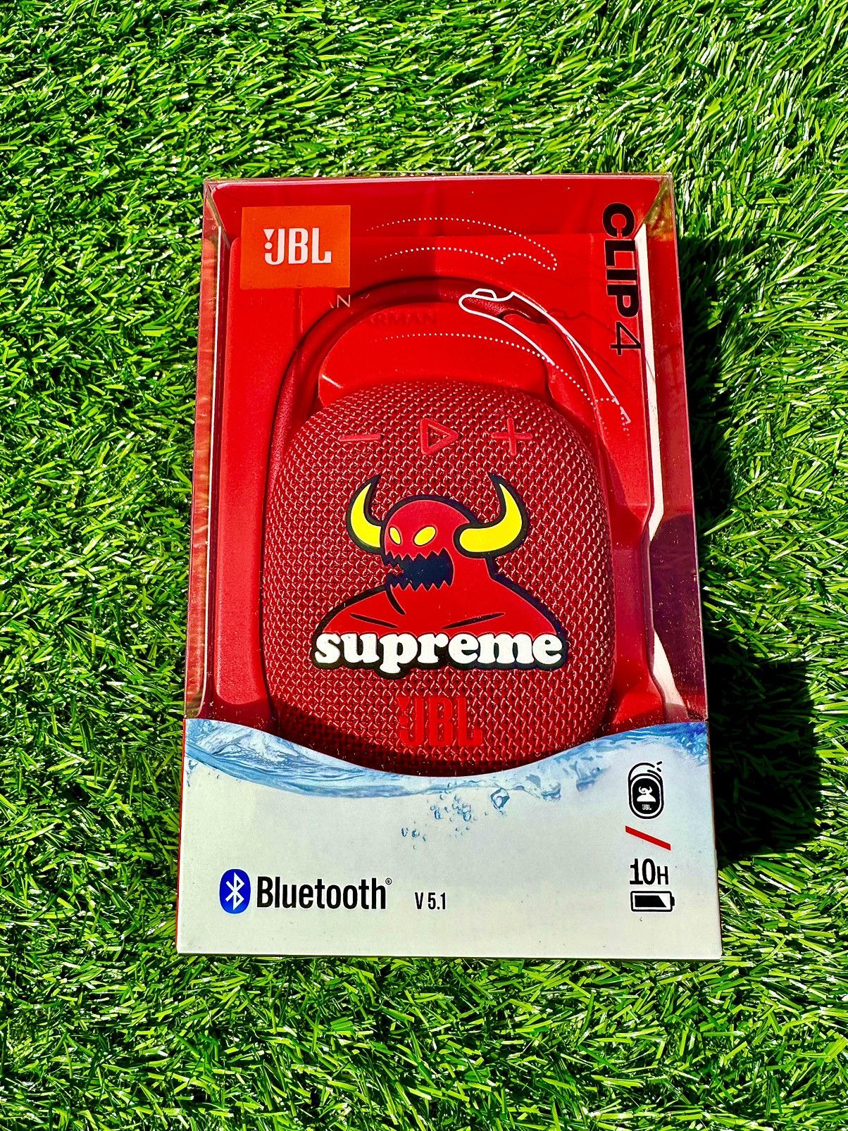image of Supreme x Toy Machine Jbl Clip Ss24 Red, Men's