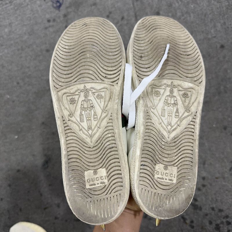 Gucci Gucci Ace Studded White Sneakers for Women - Size US 6.5 / IT 36.5 - 4 Thumbnail