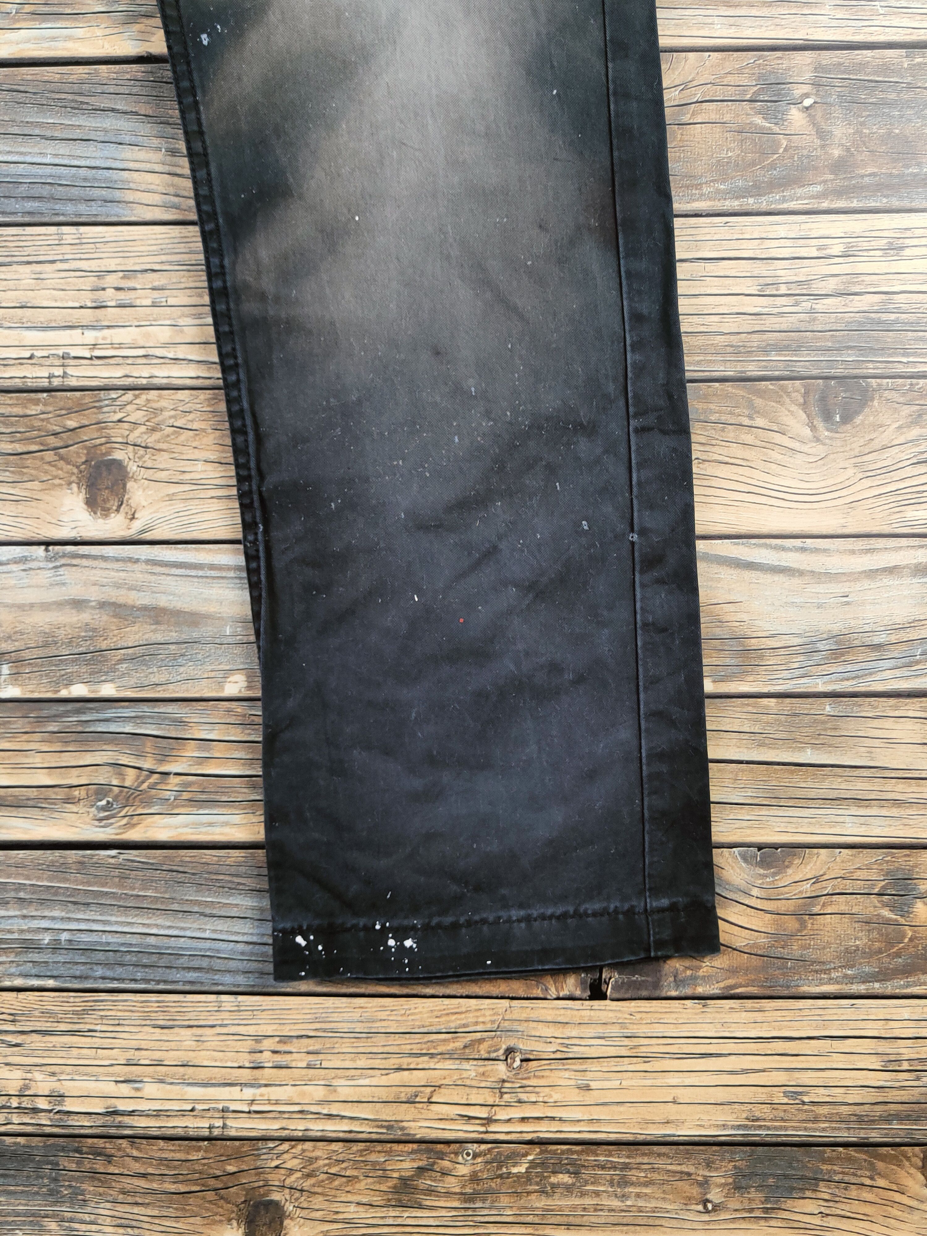 Japanese Brand DL Evenriver Black Faded Multipocket Cargo Pants #46-361 Size US 30 / EU 46 - 6 Thumbnail