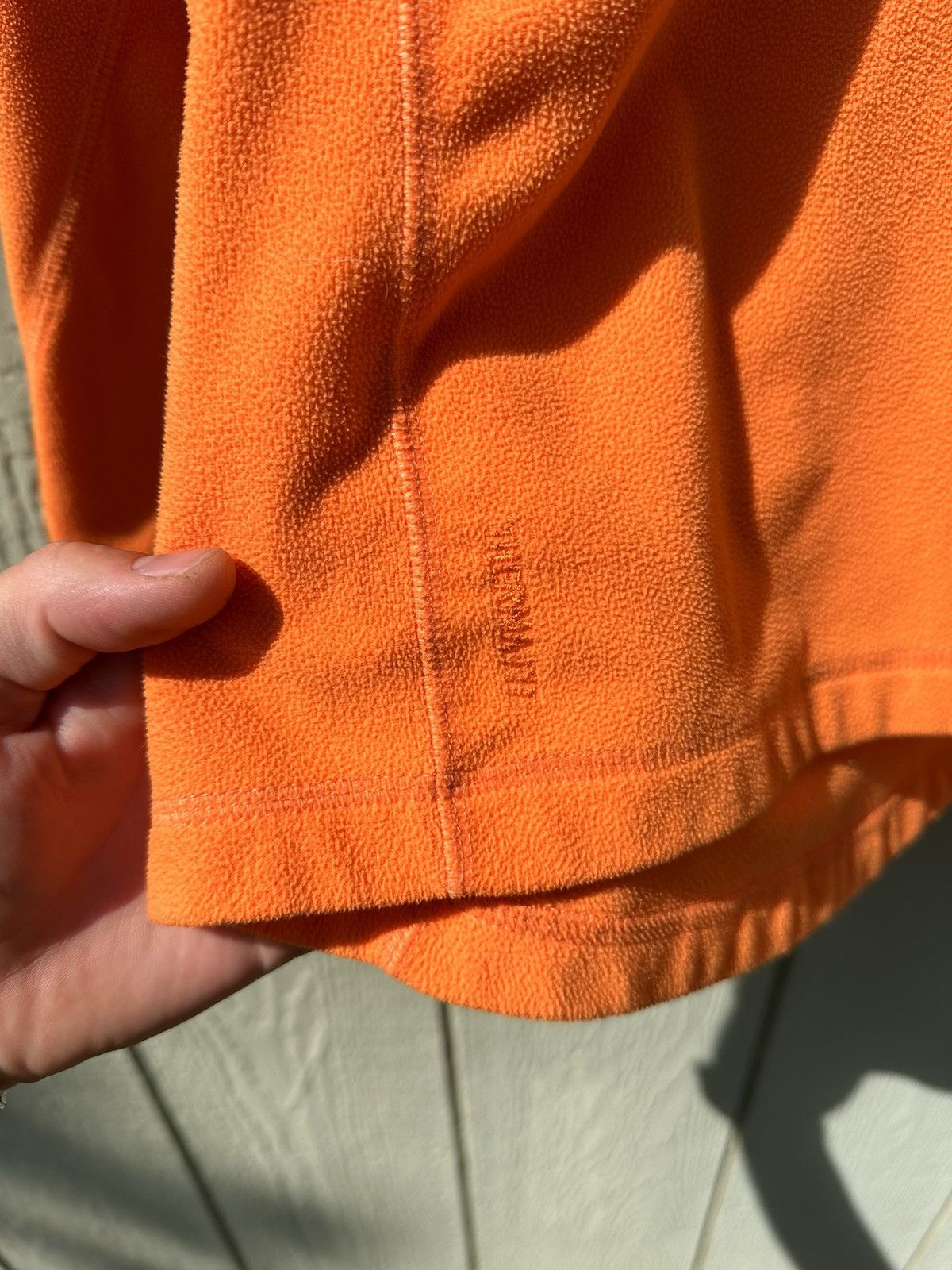 Nike × Nike ACG 90s Vintage Nike Half Zip Orange Fleece Light Jacket Size US S / EU 44-46 / 1 - 4 Thumbnail