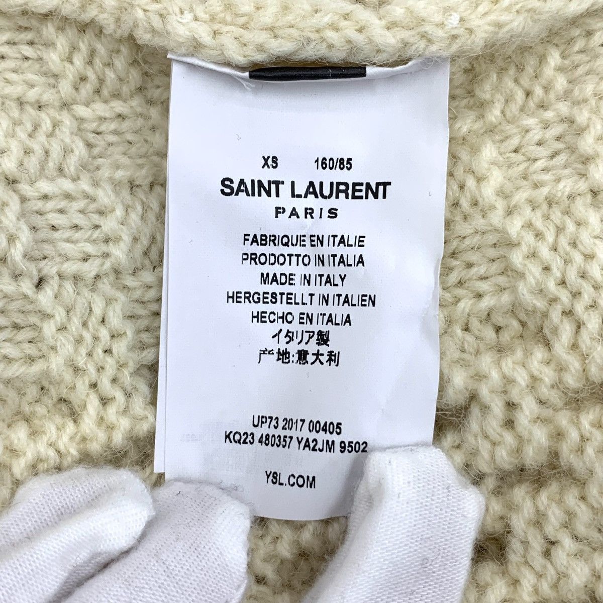 Yves Saint Laurent Yves Saint Laurent Argyle Turtleneck Wool Knit Sweater K26WX Size XS / US 0-2 / IT 36-38 - 7 Thumbnail