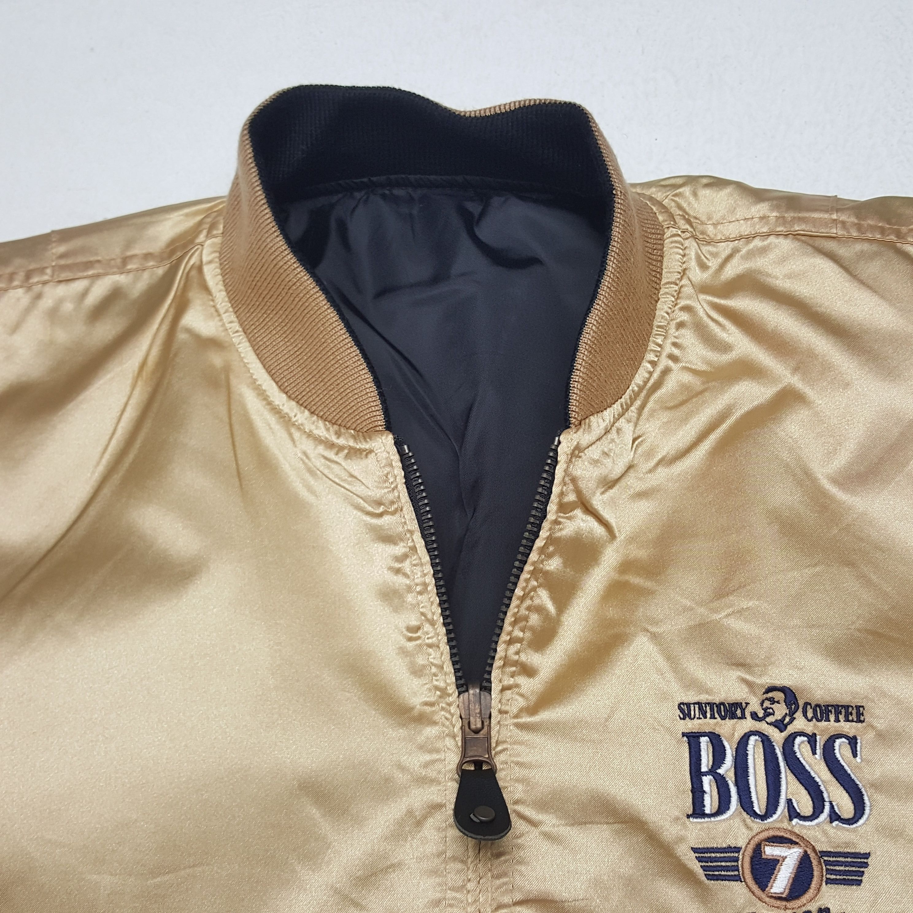 Japanese Brand × Vintage Vintage Suntory Coffee Boss Reversible Bomber Jacket Size US L / EU 52-54 / 3 - 5 Thumbnail