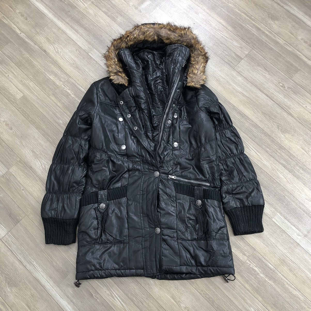 ジャケット・アウター archive g.o.a fur military mods coat G.O.A Early 00s Racoon Fur Mod Military Shearling Parka – DRIEW