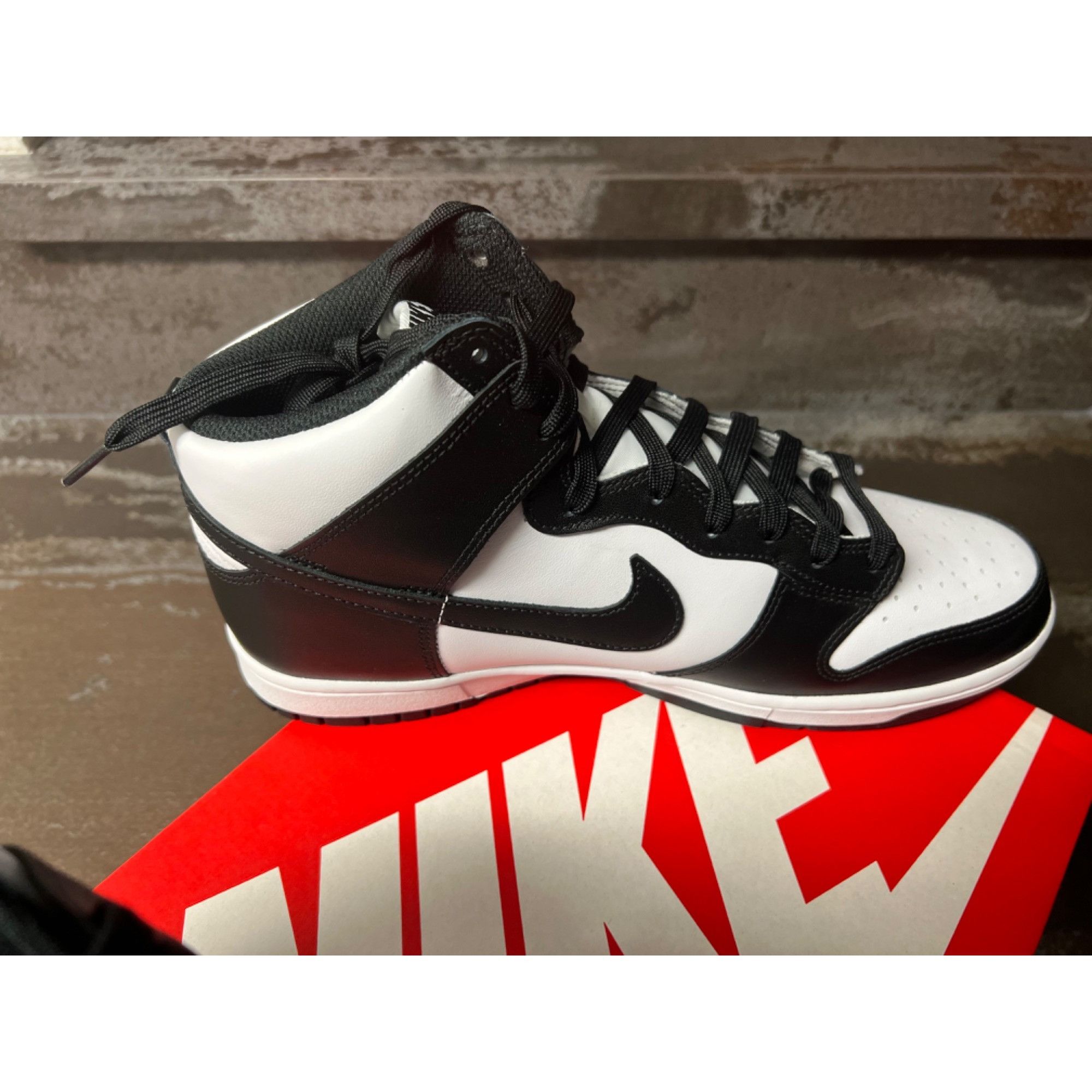 Nike Nike Dunk High Black White (2021) Size 10.5- DD1399-105 Size US 10.5 / EU 43-44 - 6 Thumbnail