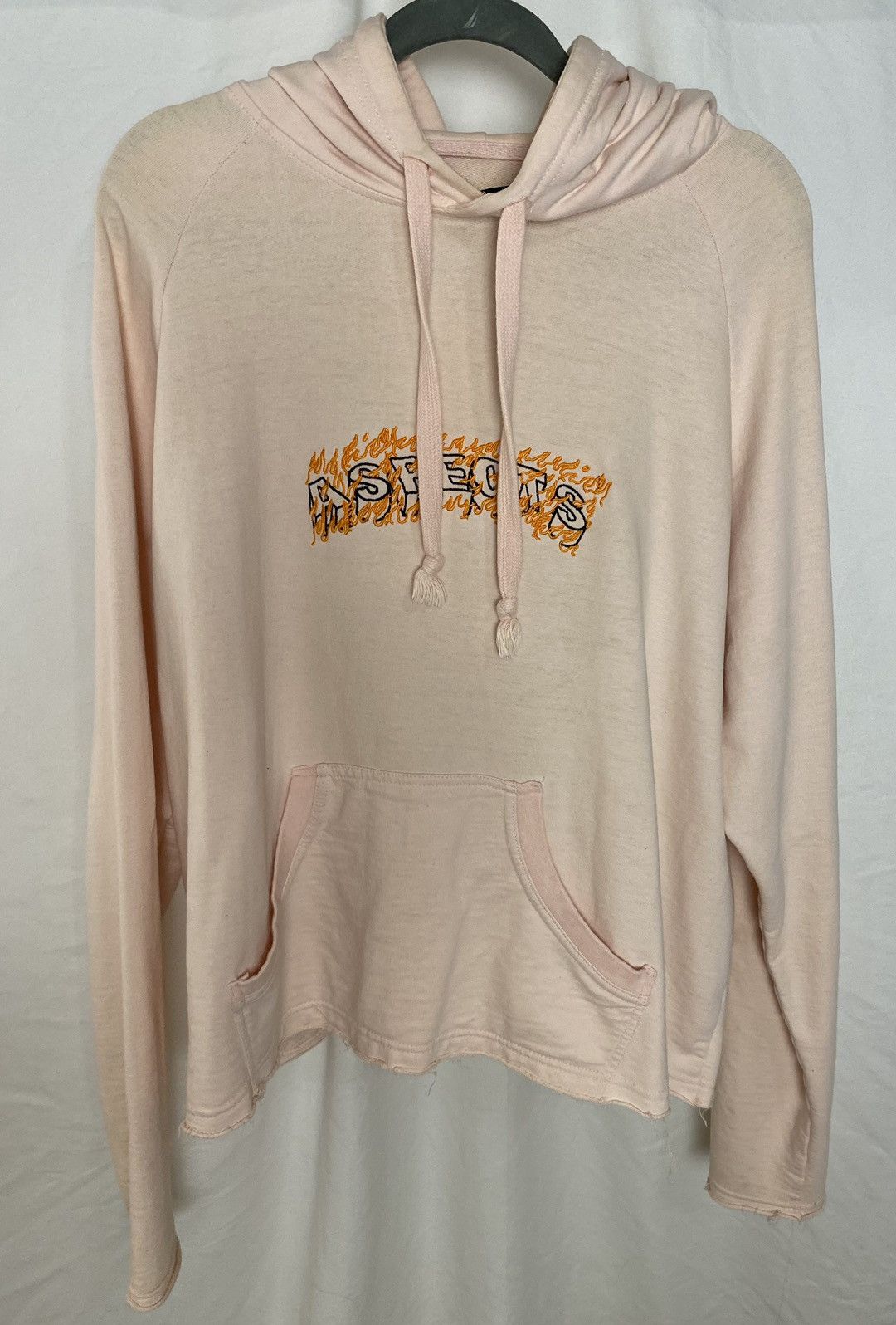 Bad Members Only Revenge Aspects Limited Pink and Orange Embroidered Hoodie Grailed