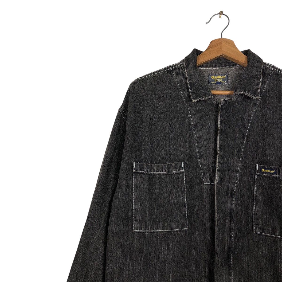 Oshkosh 📌Vintage Coverall Worker Denim Oshkosh Indigo Union Made Size US 38 / EU 54 - 9 Thumbnail