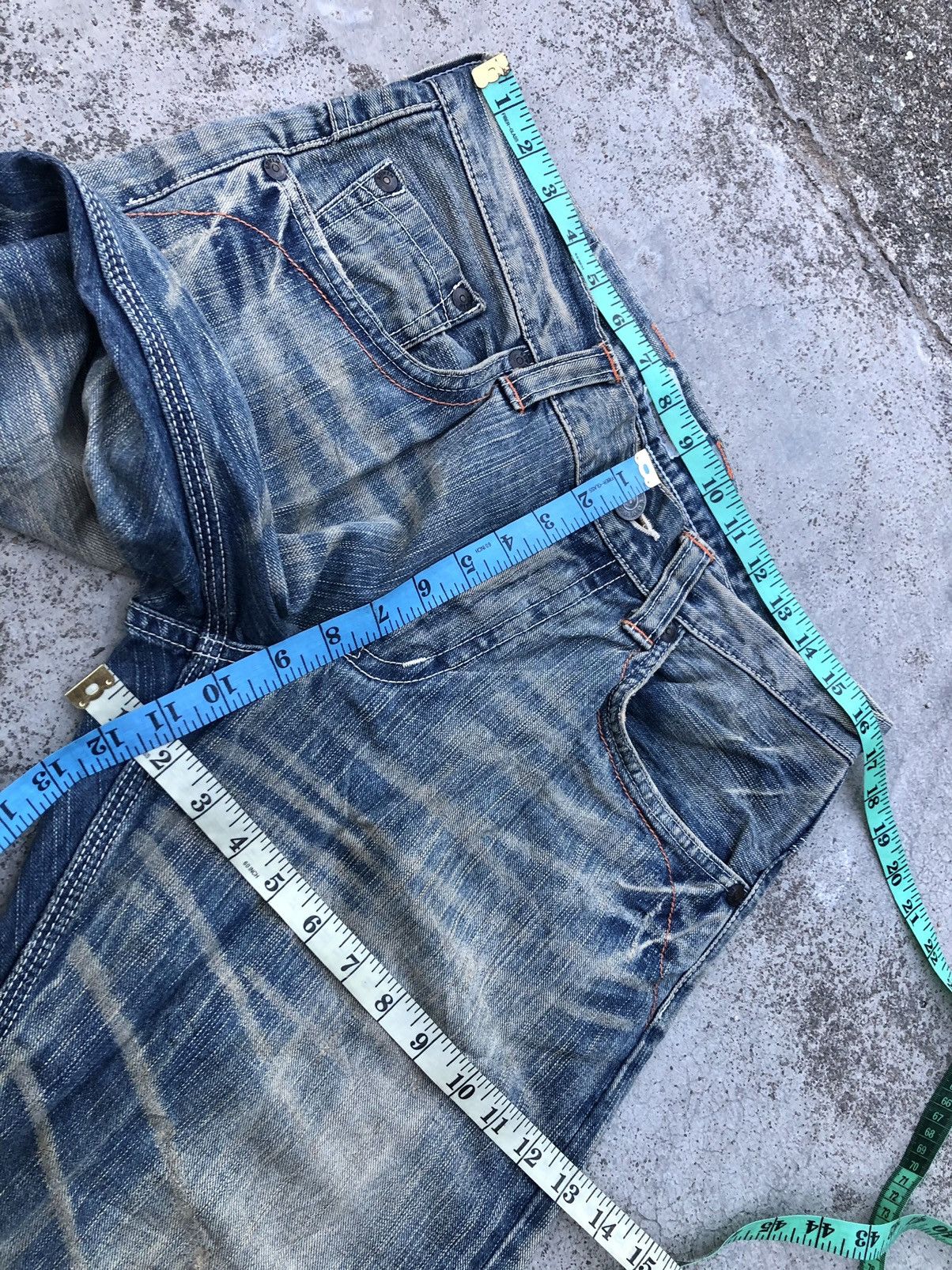 Edwin EDWIN XV RUSTY WASHED BLUE DENIM Size US 33 - 6 Thumbnail
