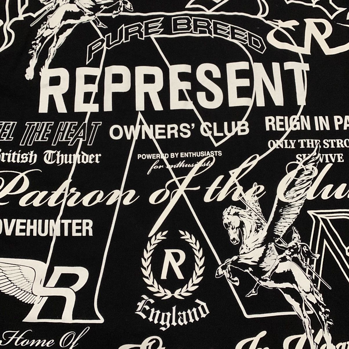 Represent Clo. Represent Medium Icons Collection Jet Black Tee Size US M / EU 48-50 / 2 - 3 Thumbnail